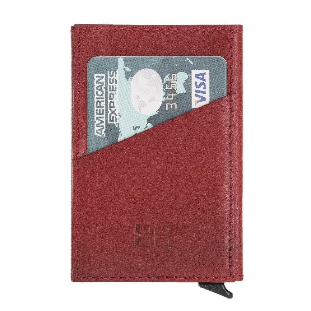 Torres Leather Mechanical Card Holder Bouletta