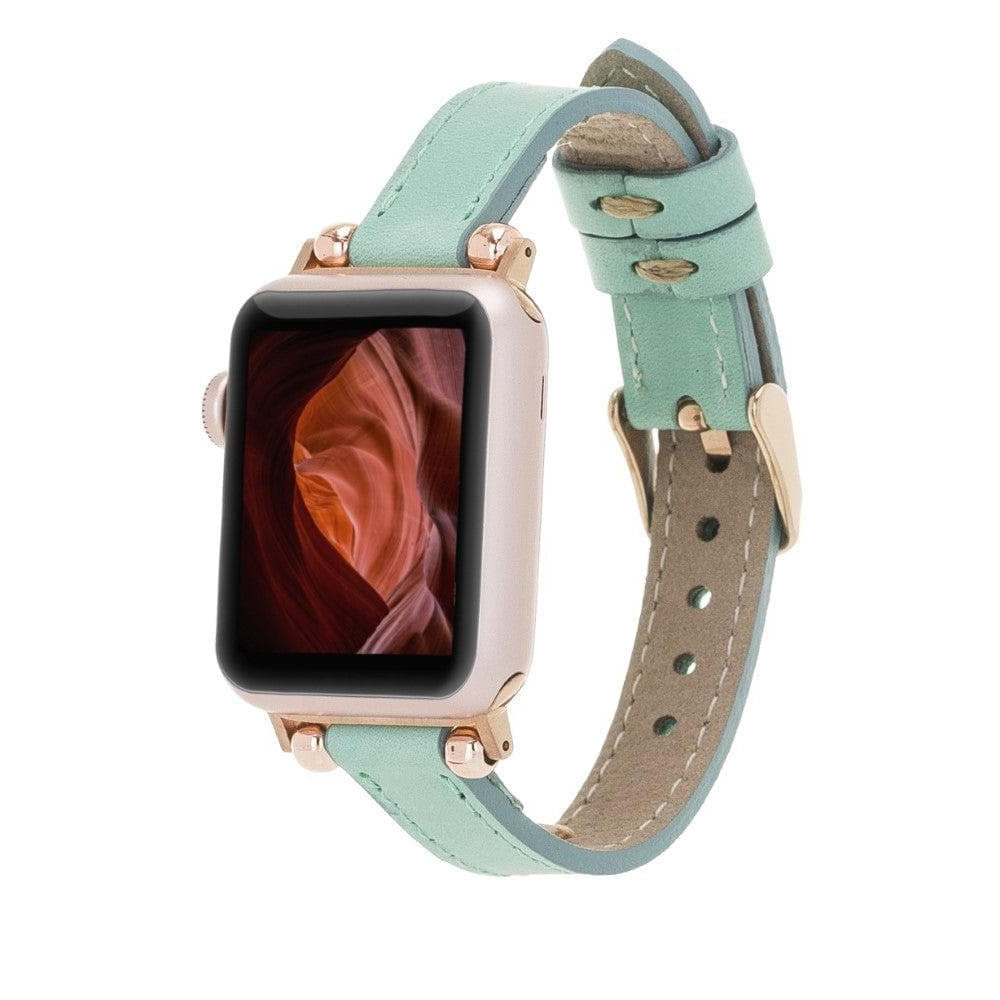Wollaton Ferro Apple Watch Leather Strap brn7 Bouletta