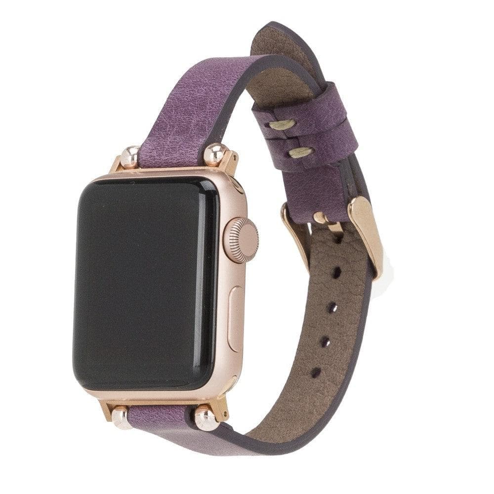 Wollaton Ferro Apple Watch Leather Strap g7 Bouletta