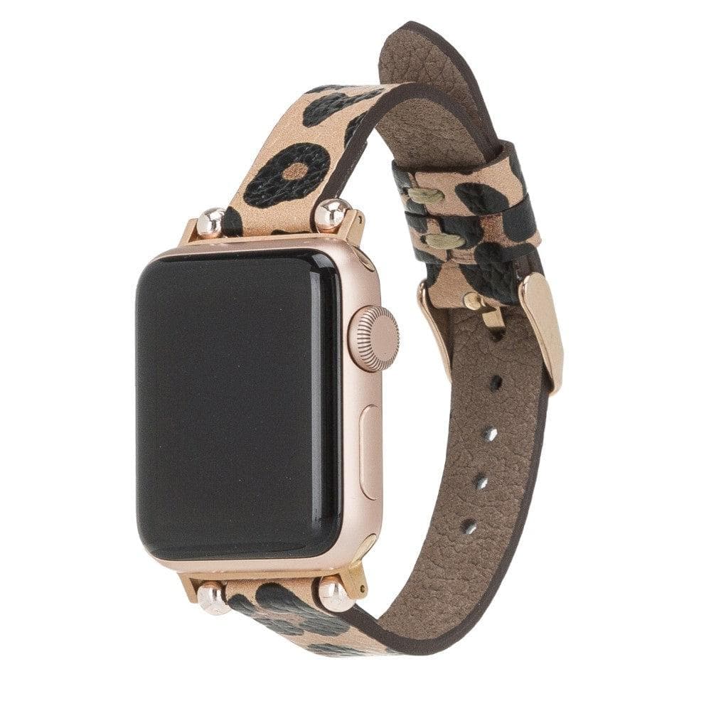 Wollaton Ferro Apple Watch Leather Strap leo ne Bouletta
