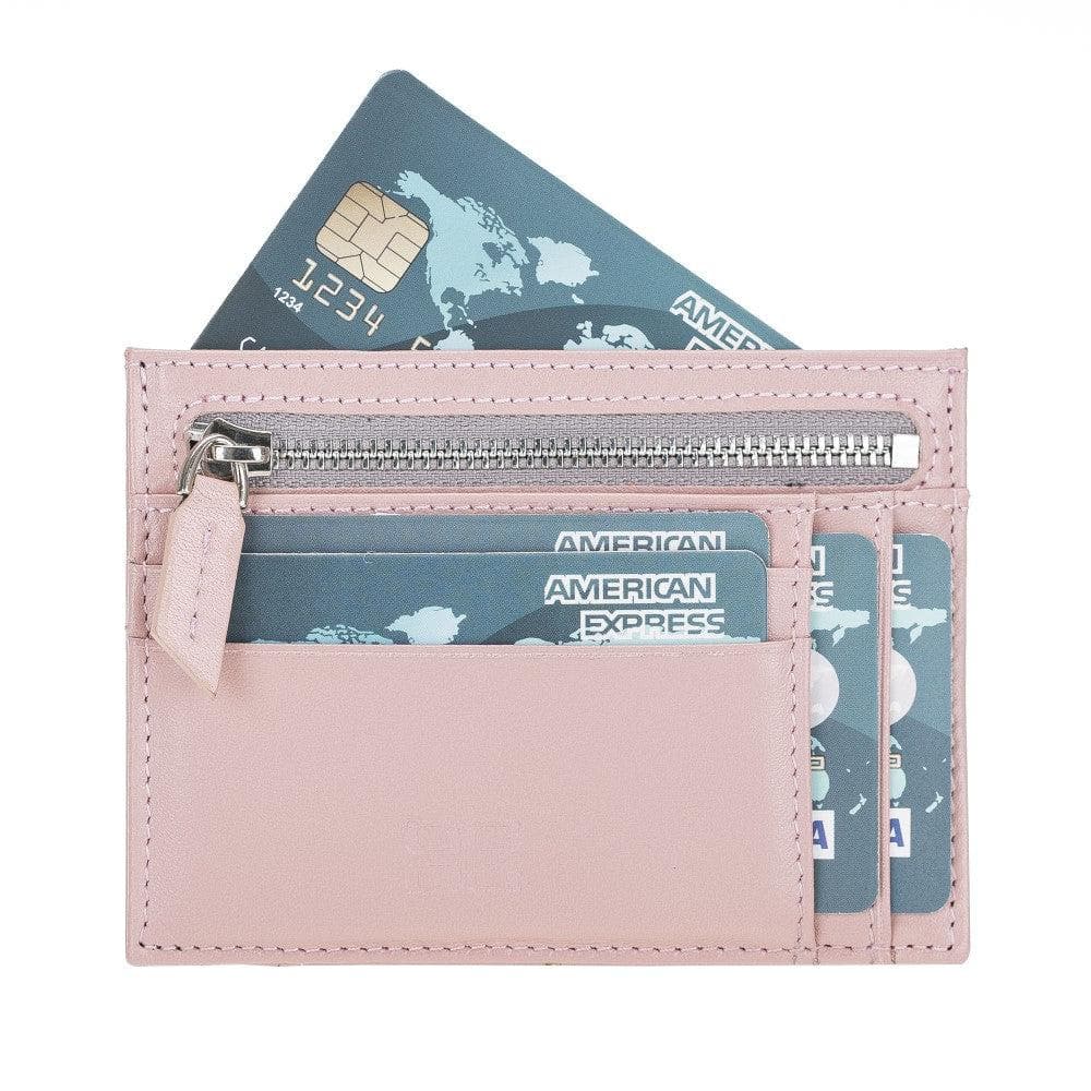 Zip Leather Card Holder Bouletta