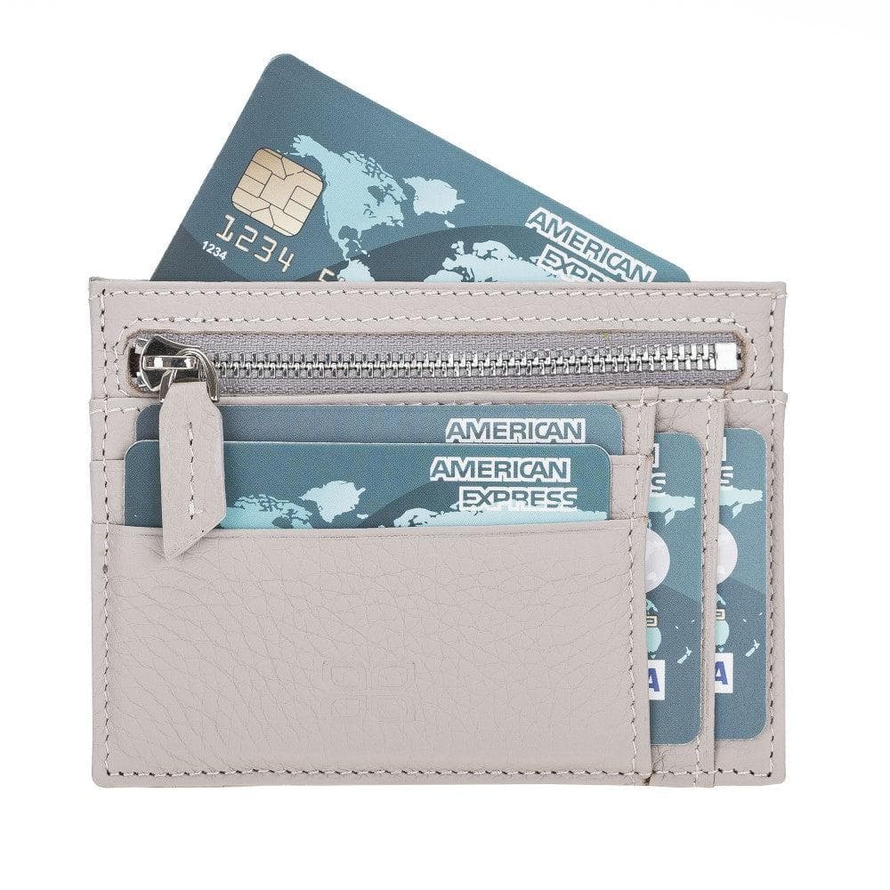 Zip Leather Card Holder Bouletta