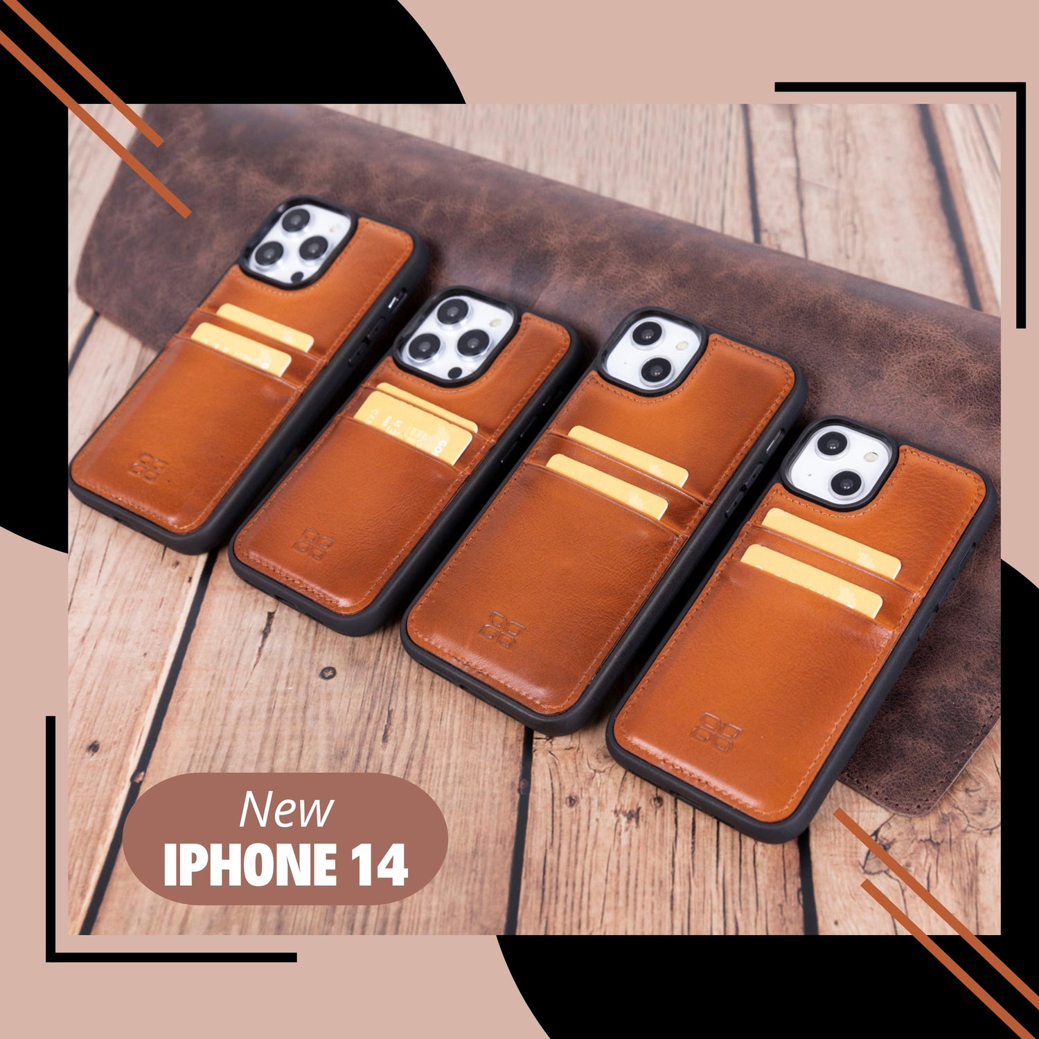 Bouletta New Apple iPhone 14 Leather Cases