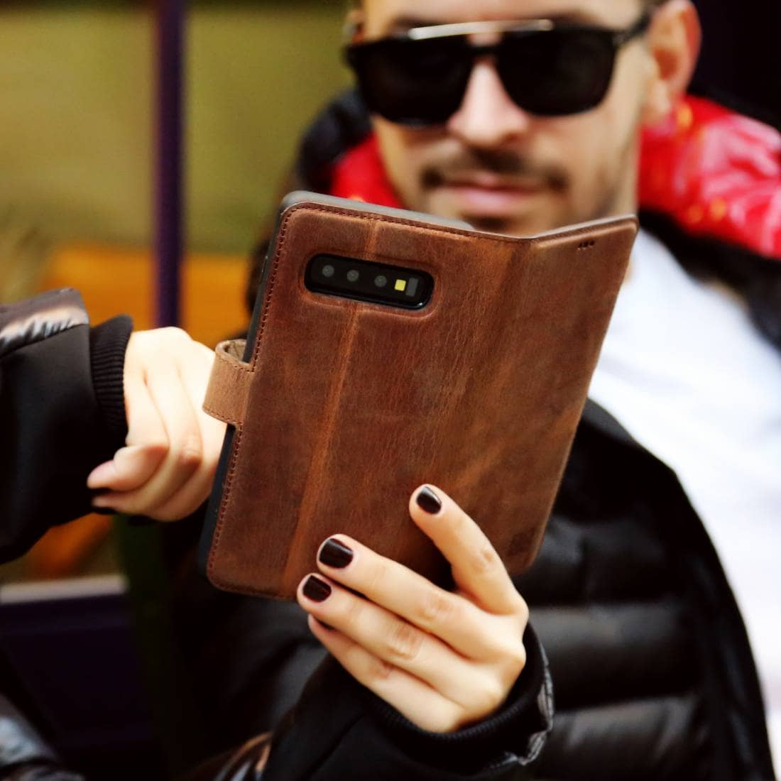 Samsung Galaxy S10P Leather Cases