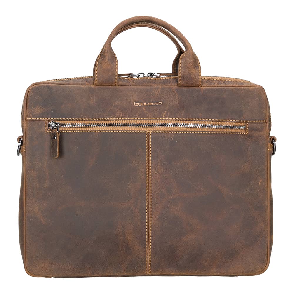 13" Apollo Genuine Leather Bags Apple MacBook Pro / Mac Book Air / Notebook Antic Brown Bouletta LTD