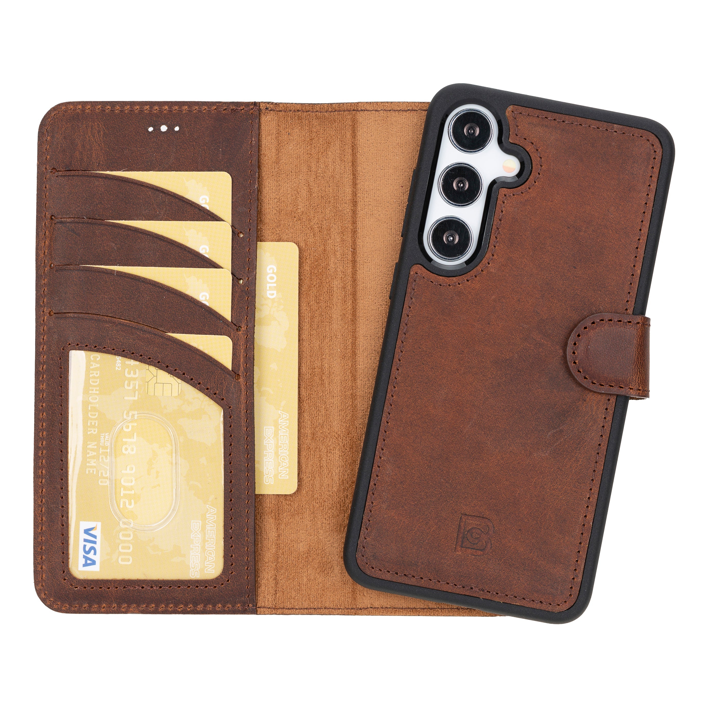 Leather Samsung Galaxy S24 Series Wallet Cases