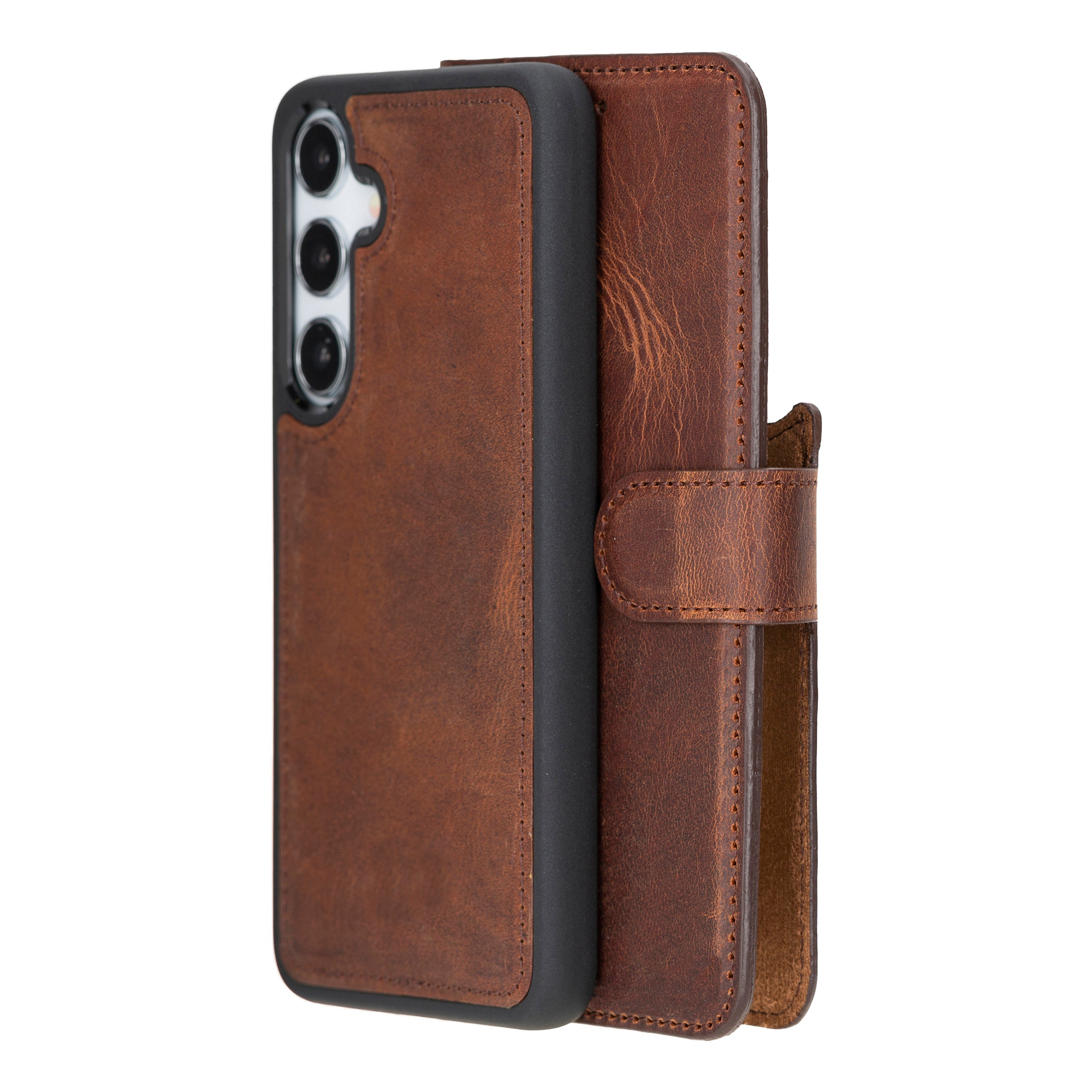 Magic Samsung  Series Detachable Genuine Leather Wallet Case - MW