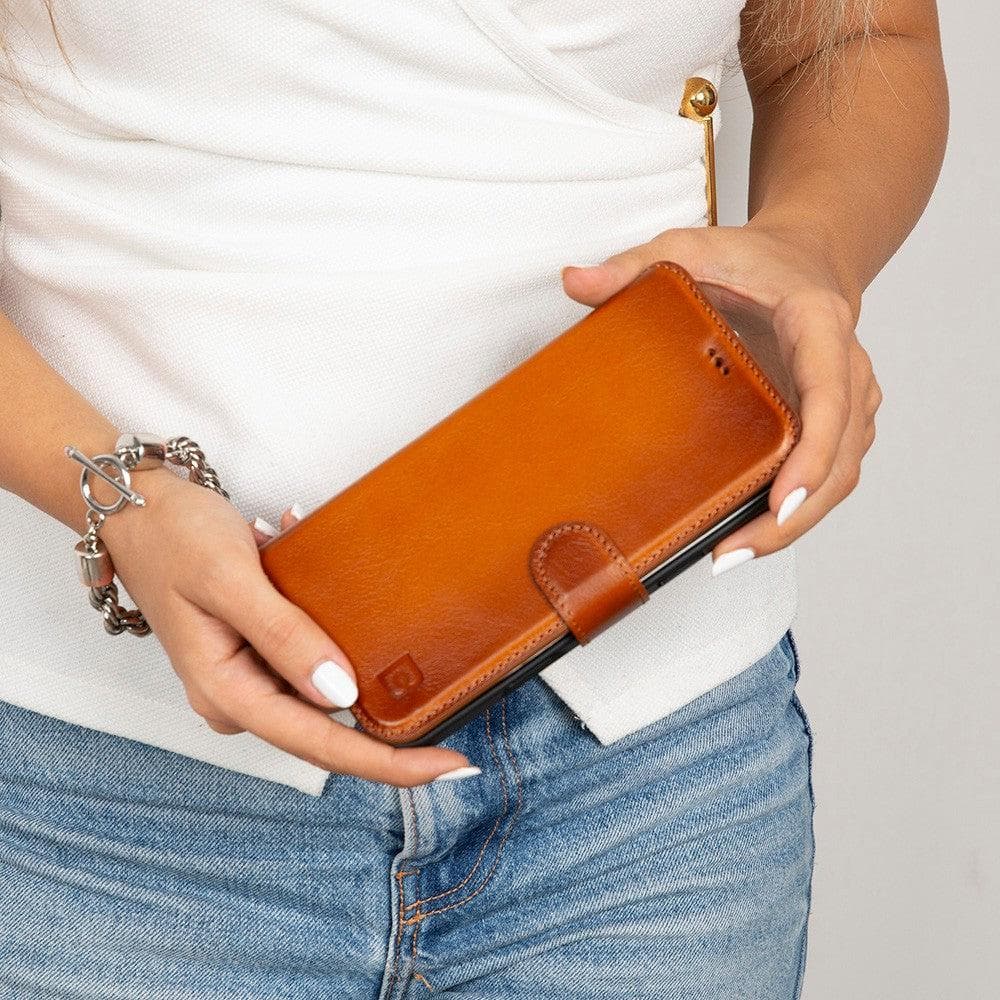 Magic iPhone 17 Detachable Leather Wallet Case