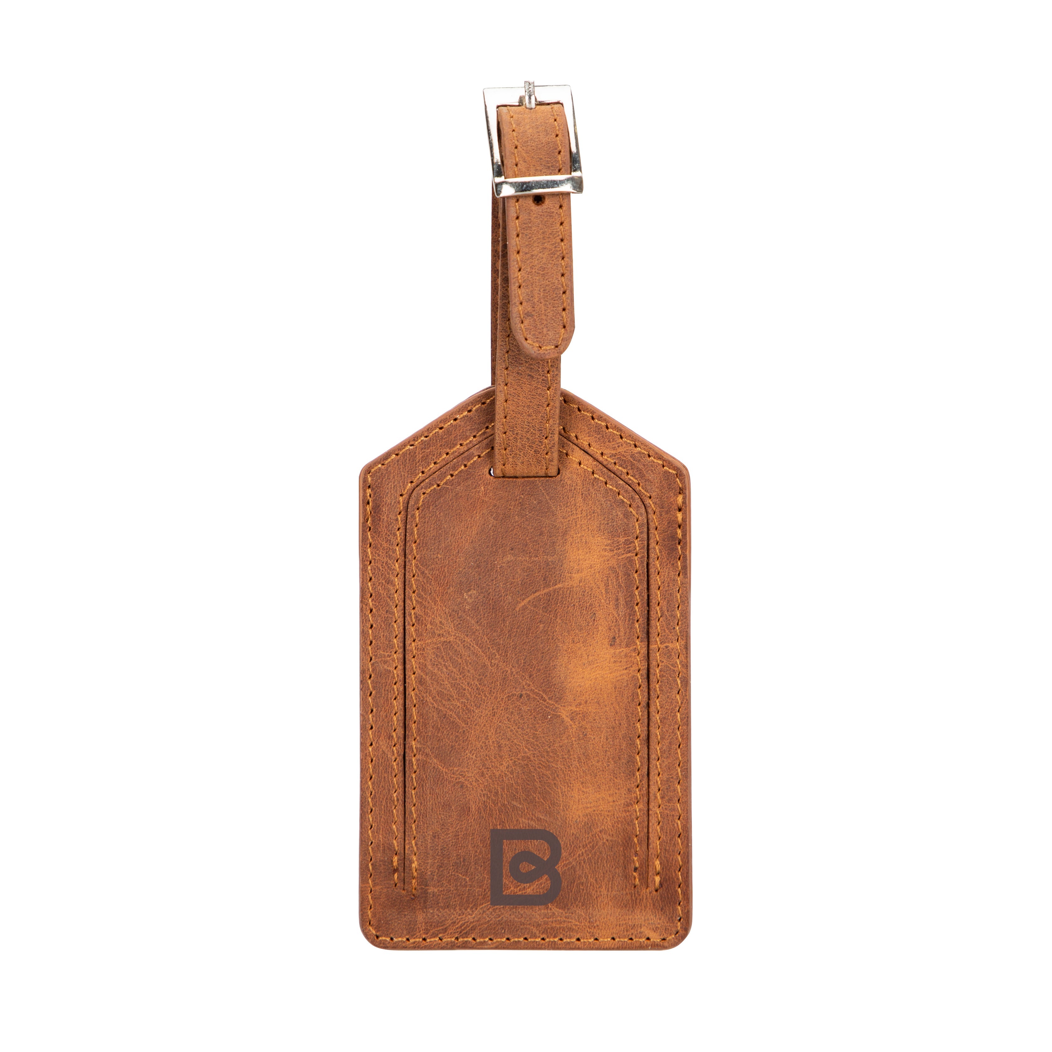 Leather Airconrad Luggane Tag