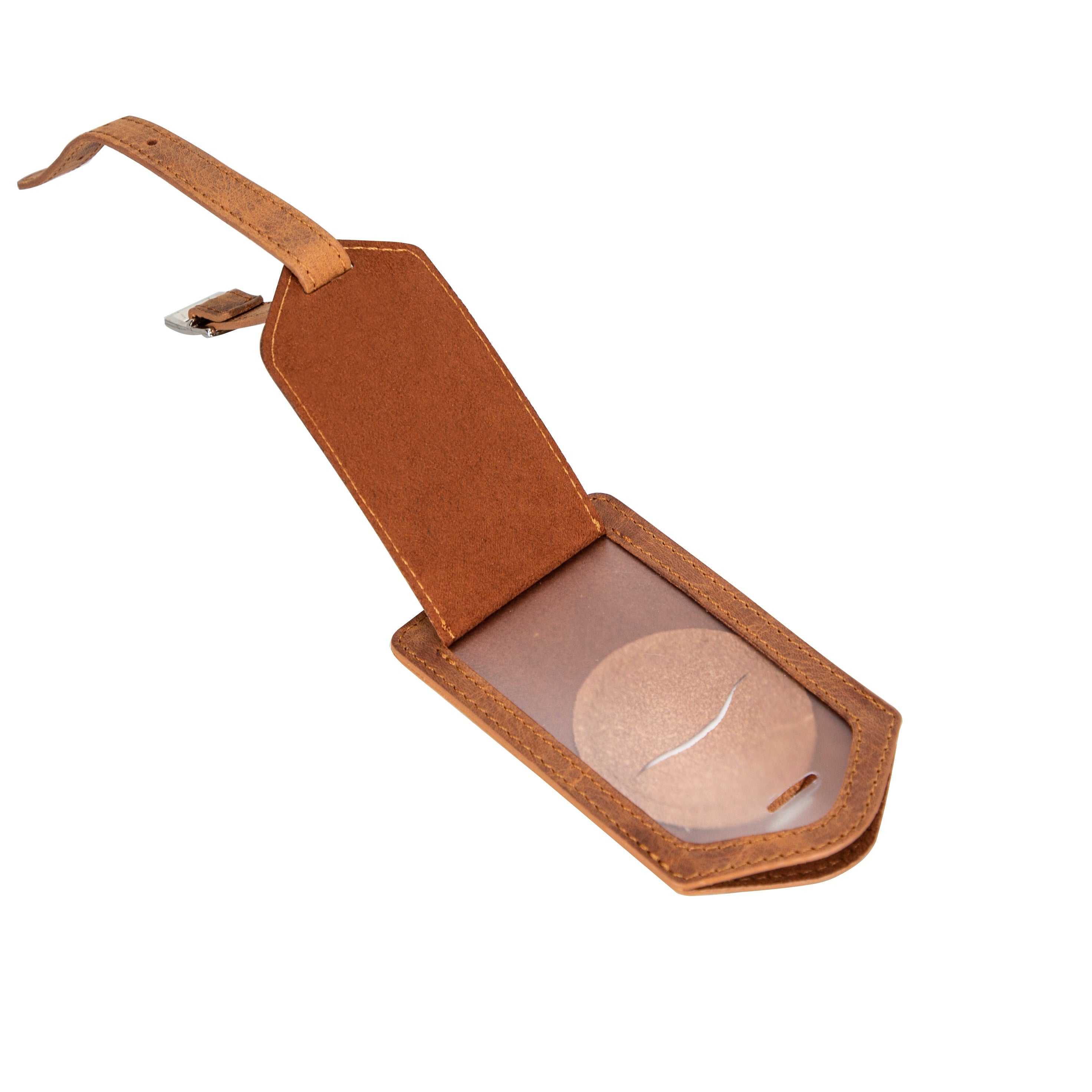 Fluento Leather Luggage Tag