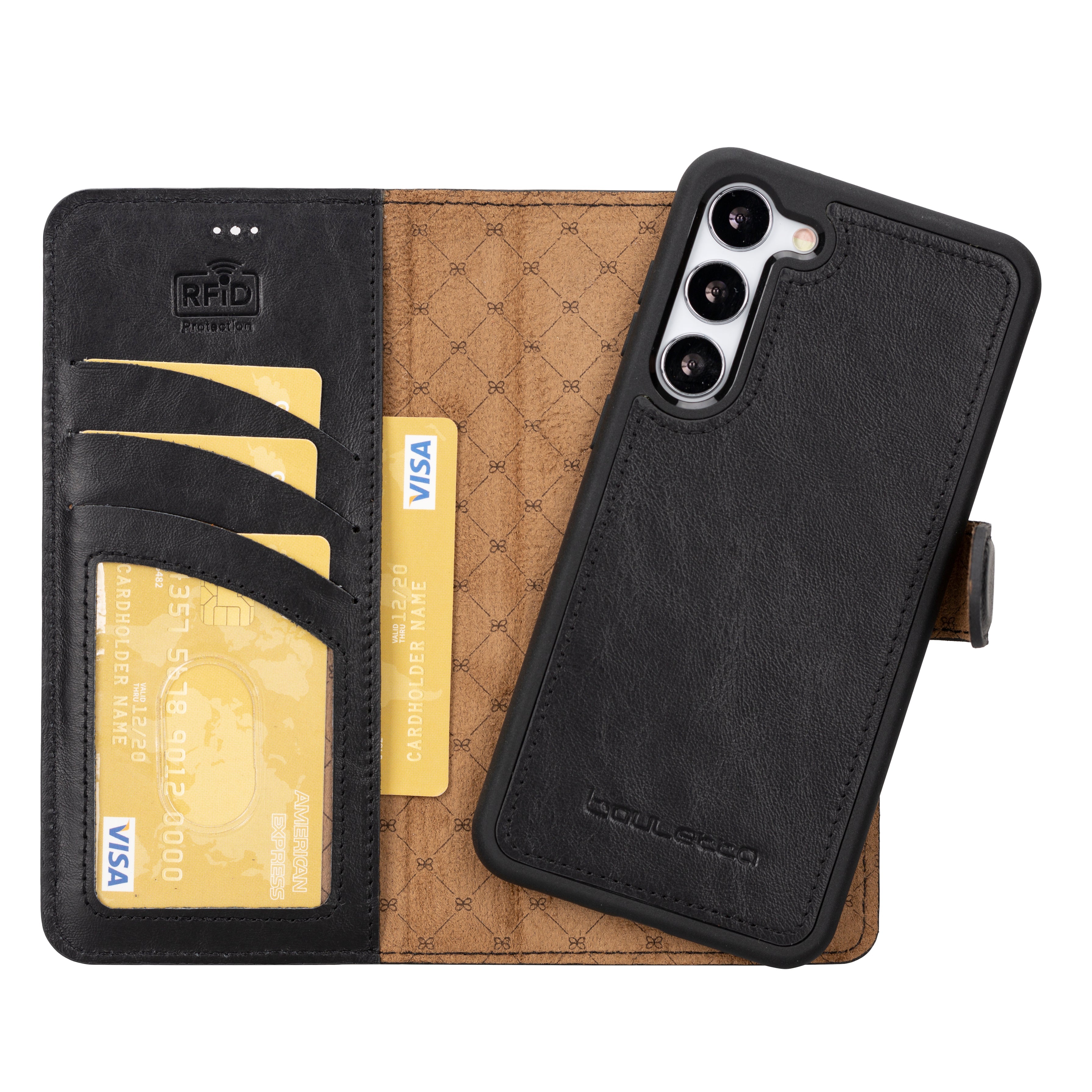 Magic Samsung Galaxy S25 Plus Leather Detachable Wallet Case