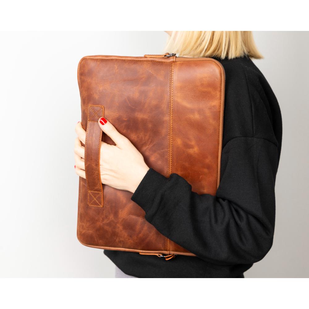 Leeds Leather Laptop / Tablet Sleeve