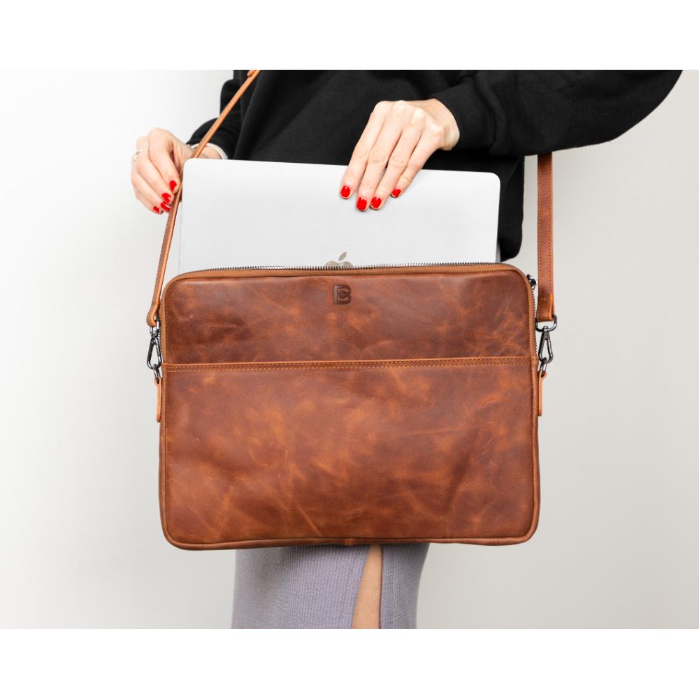 Hamilton Leather Laptop / Tablet Sleeve