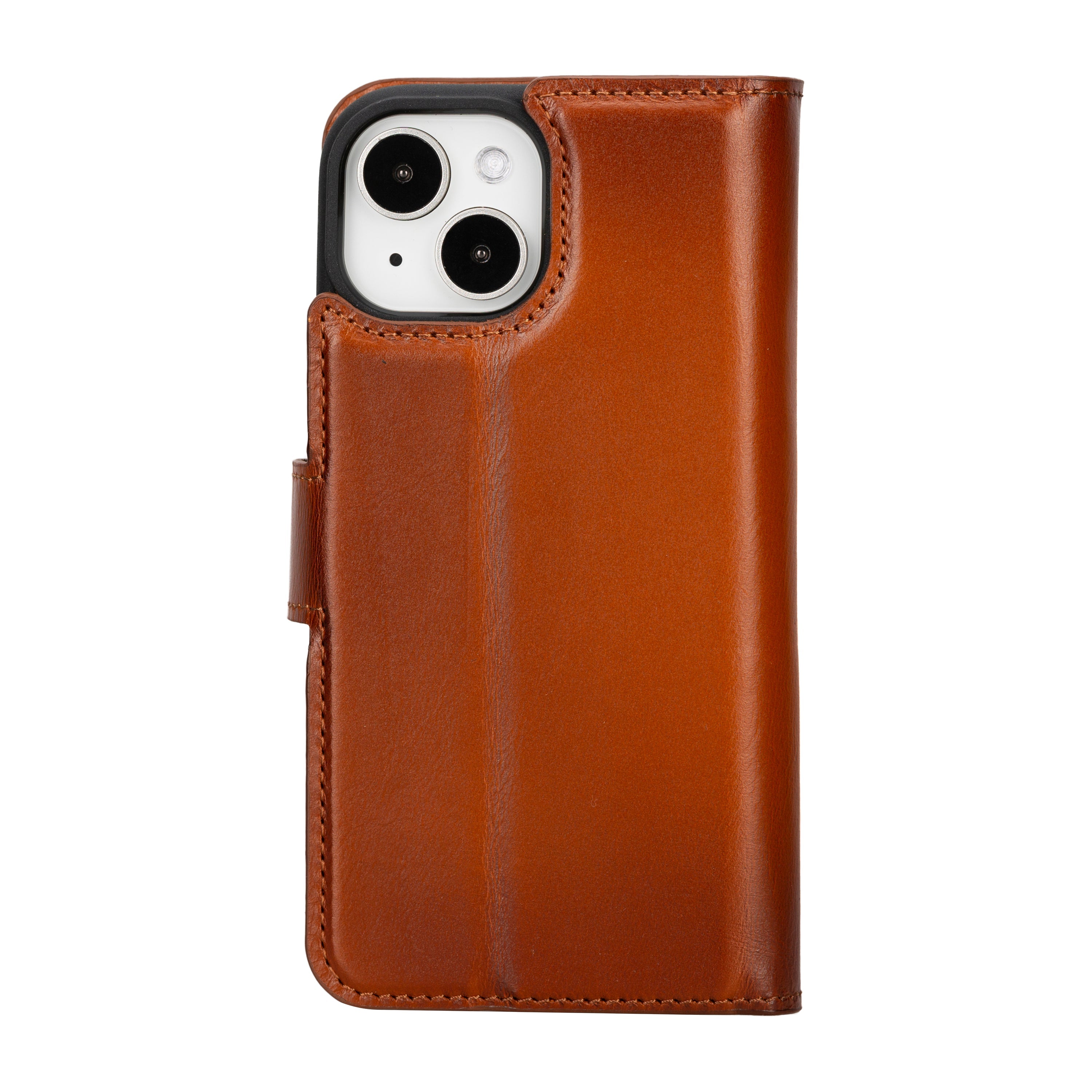 Magic iPhone 16 Plus Detachable Genuine Leather Case