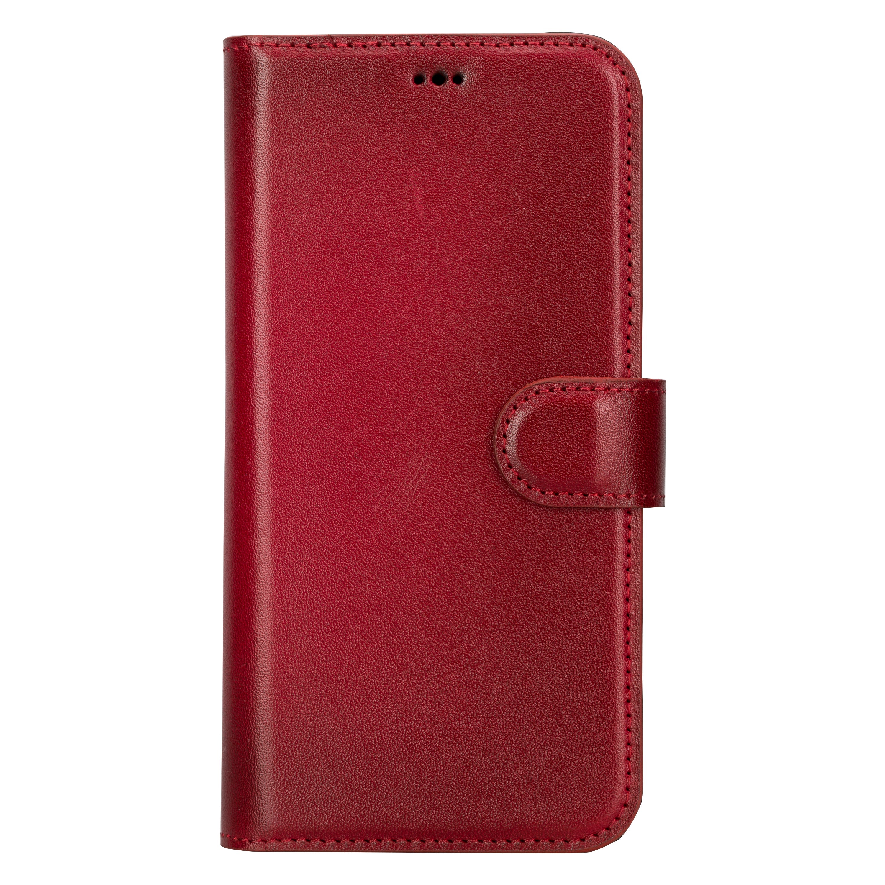 Magic iPhone 16 Plus Detachable Genuine Leather Case