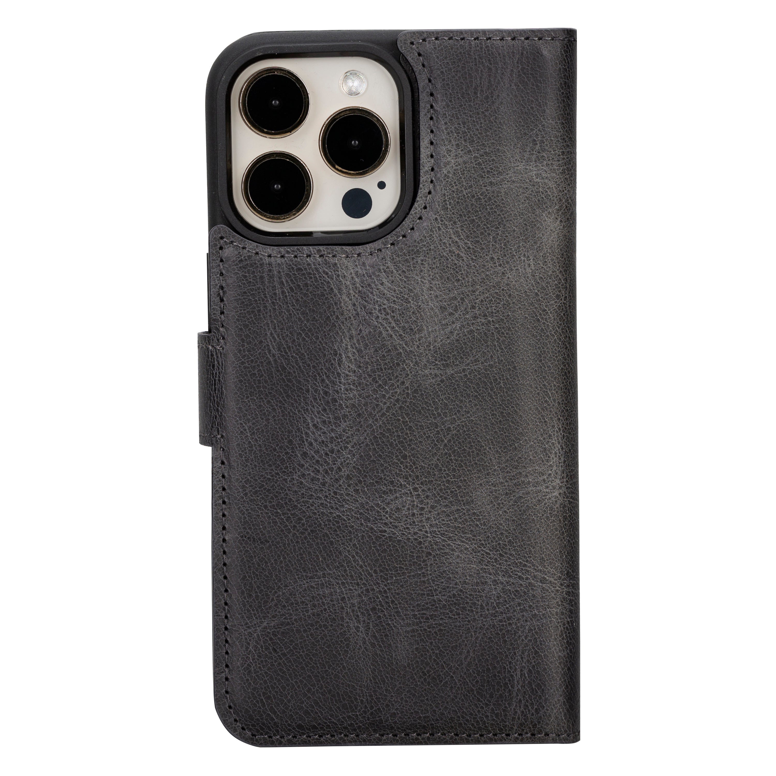 Magic iPhone 16 Pro Detachable Genuine Leather Case