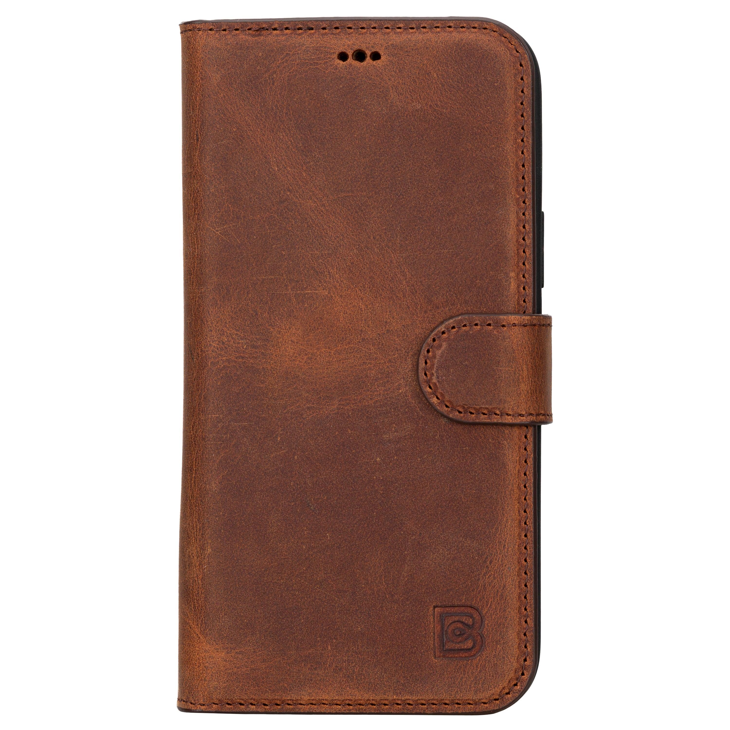 Leather iPhone 16 Plus Detachable Wallet Case