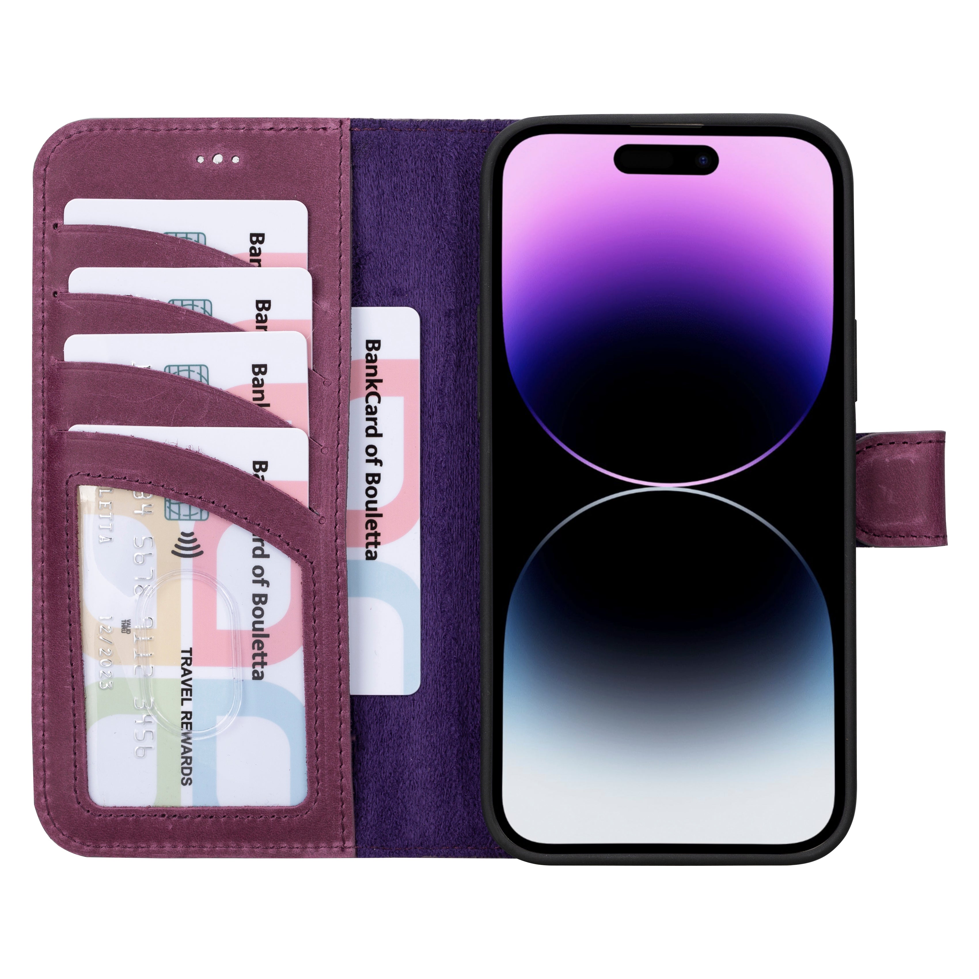 iPhone 16 Series Detachable Leather Drop Wallet Case