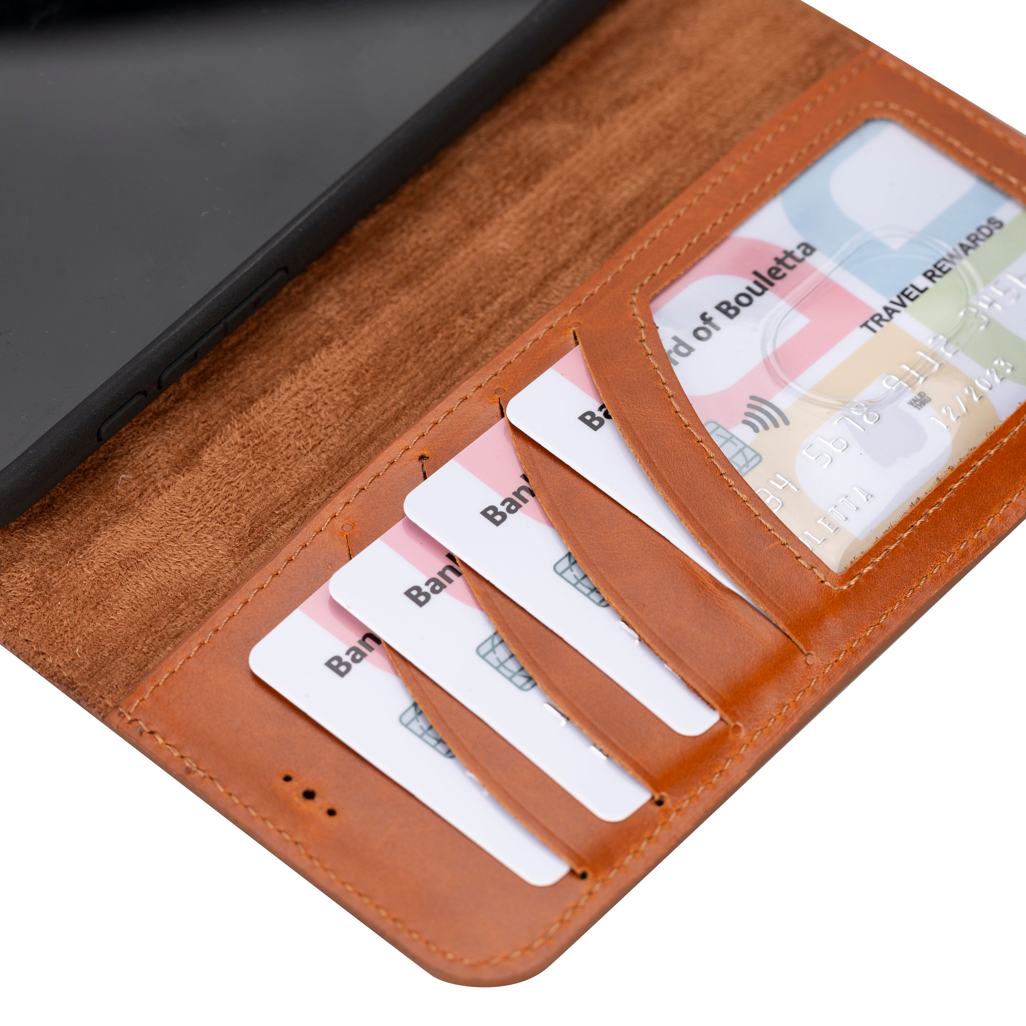 iPhone 16 Series Detachable Leather Drop Wallet Case