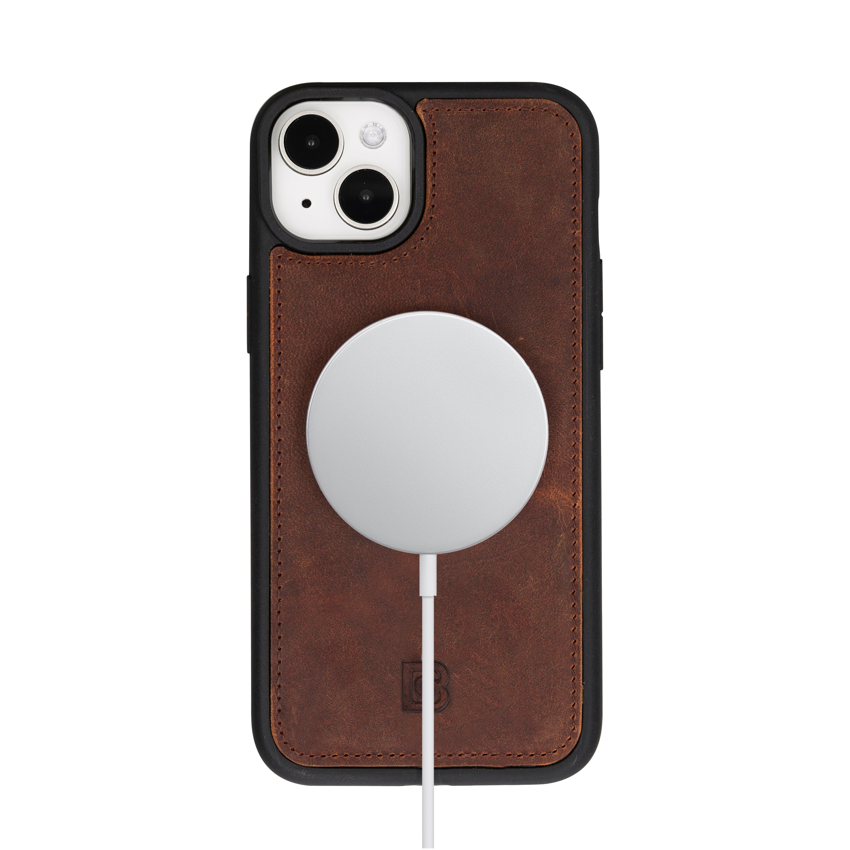 Magic iPhone 16 Detachable Genuine Leather Case