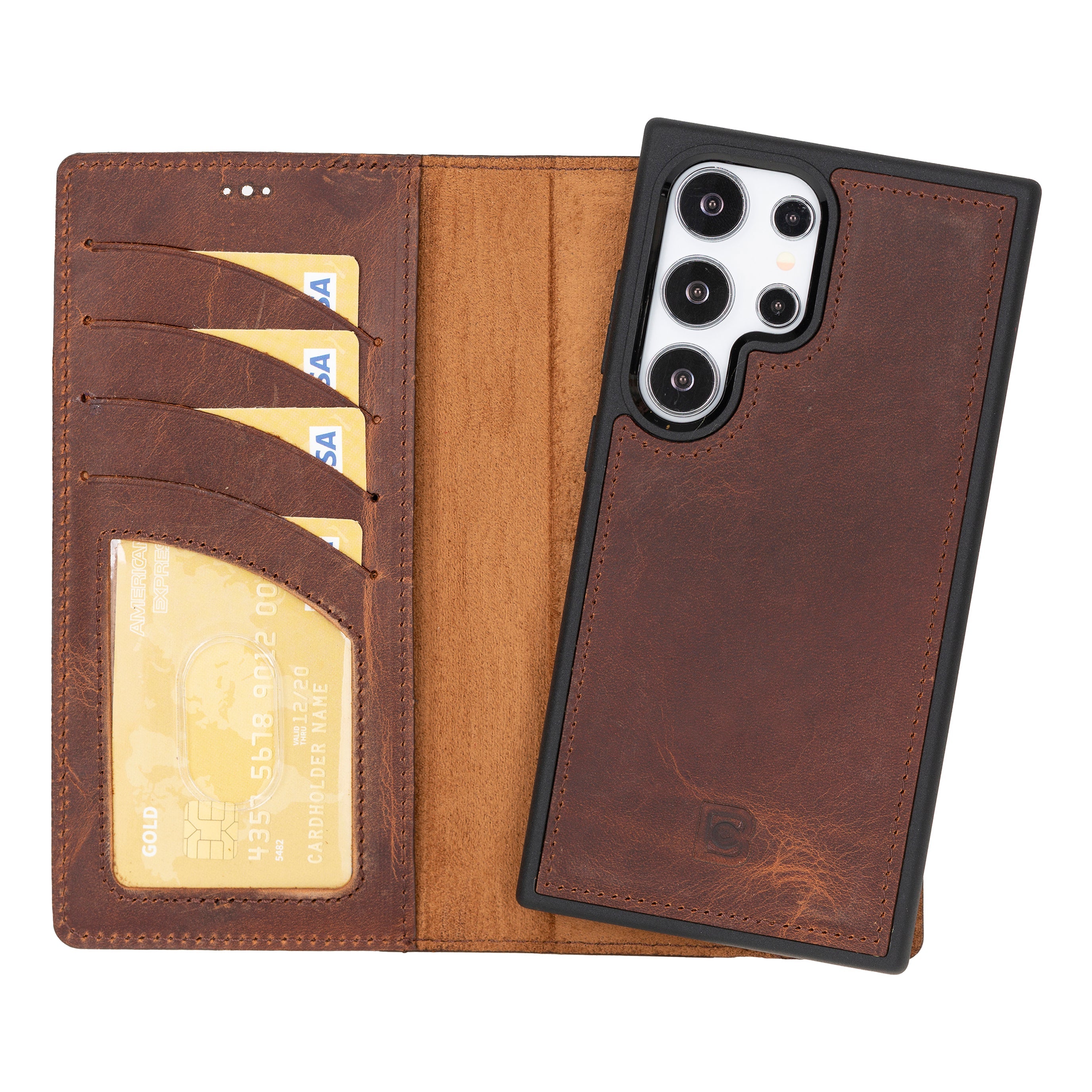 Leather Samsung Galaxy S24 Series Wallet Cases