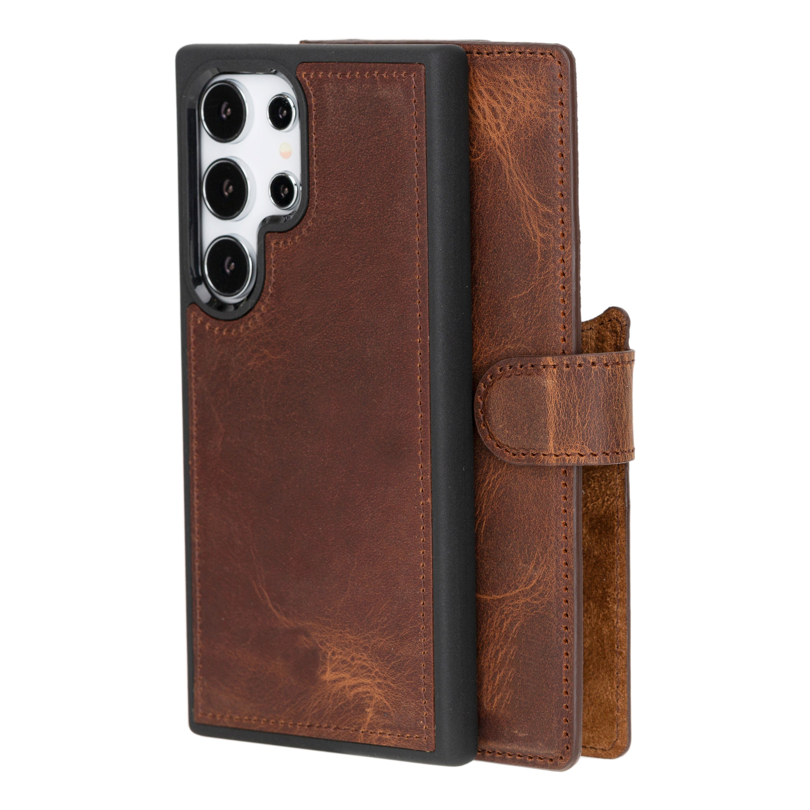 Magic Samsung  Series Detachable Genuine Leather Wallet Case - MW