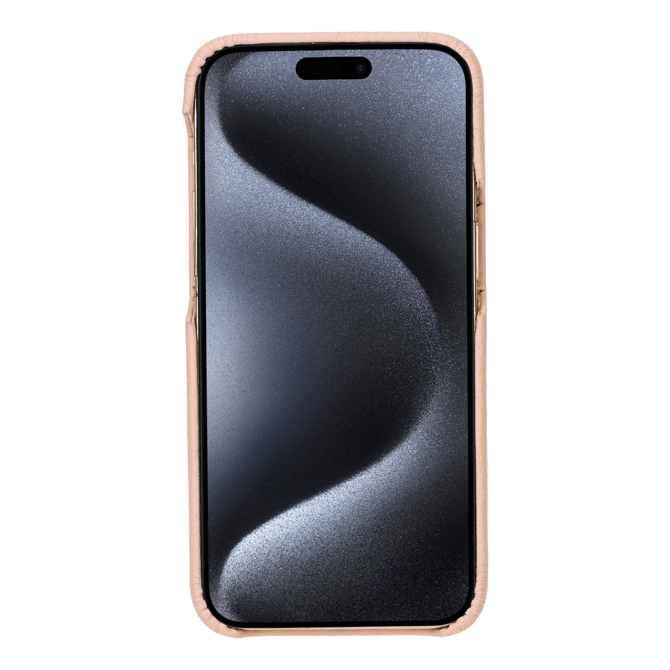 Apple iPhone 15 Series Full Leather Coating Back Cover