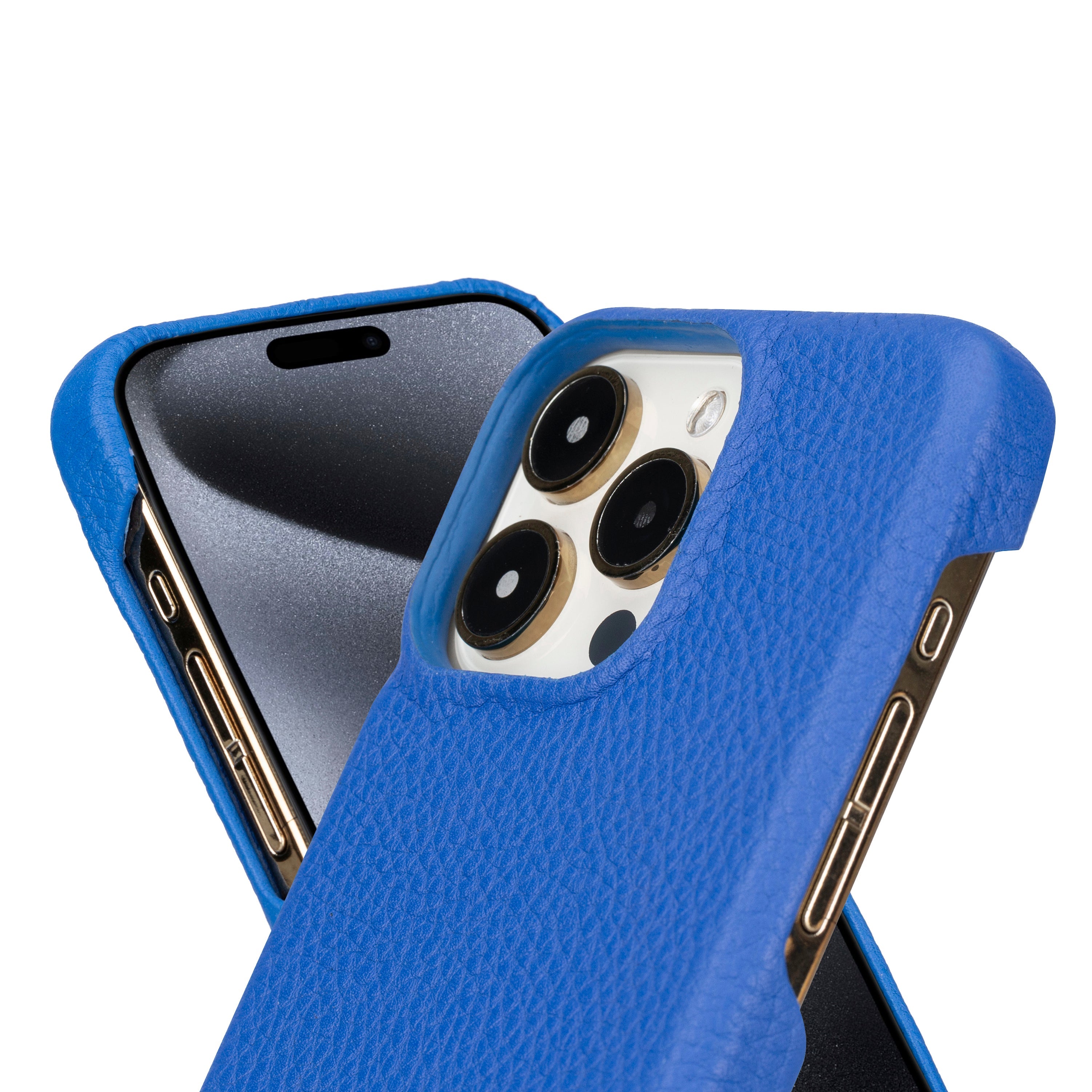 Apple iPhone 15 Series Full Leather Coating Back Cover