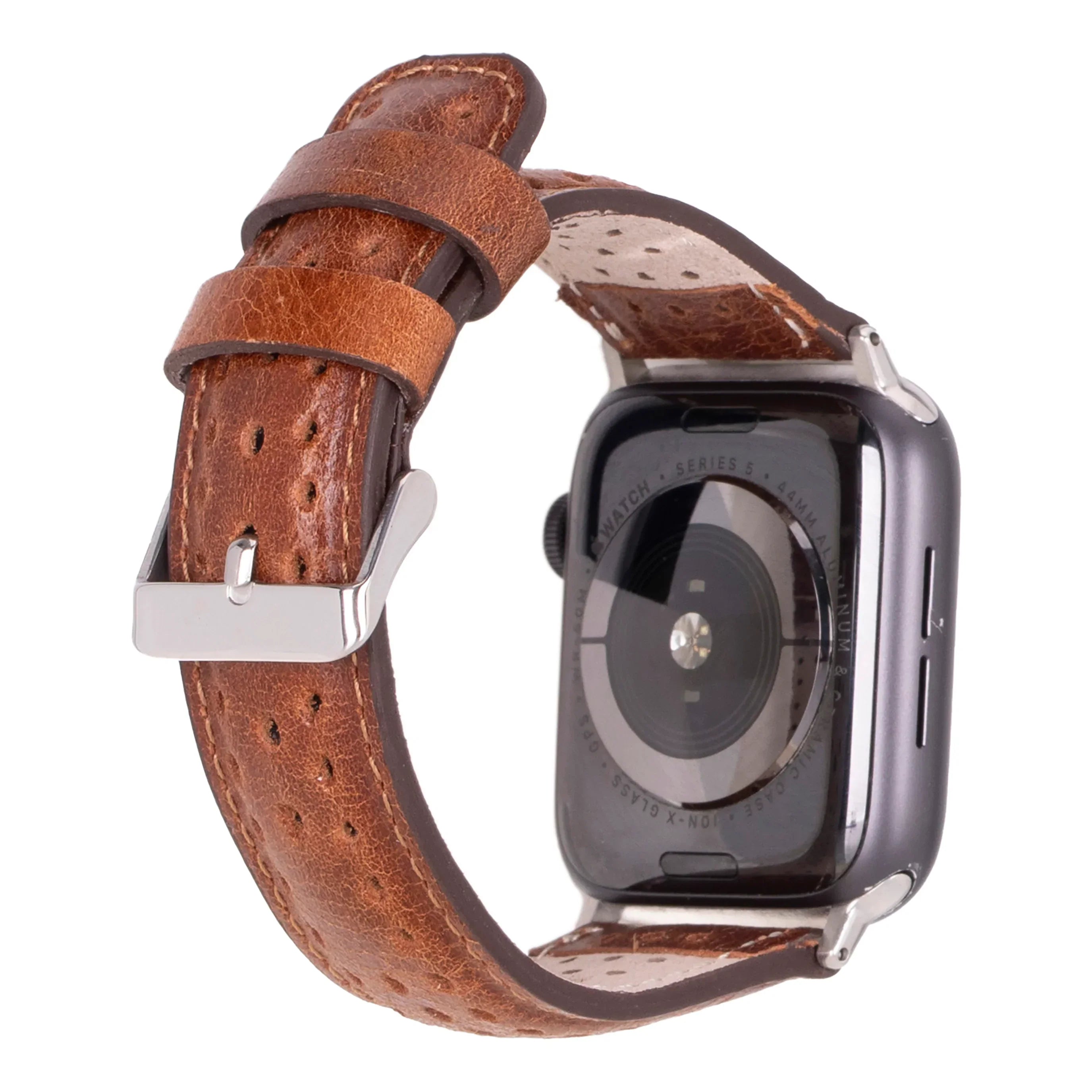 87008 Apple Watch Leather Band Brown / 44 / 45 / 46 / 49mm Bouletta