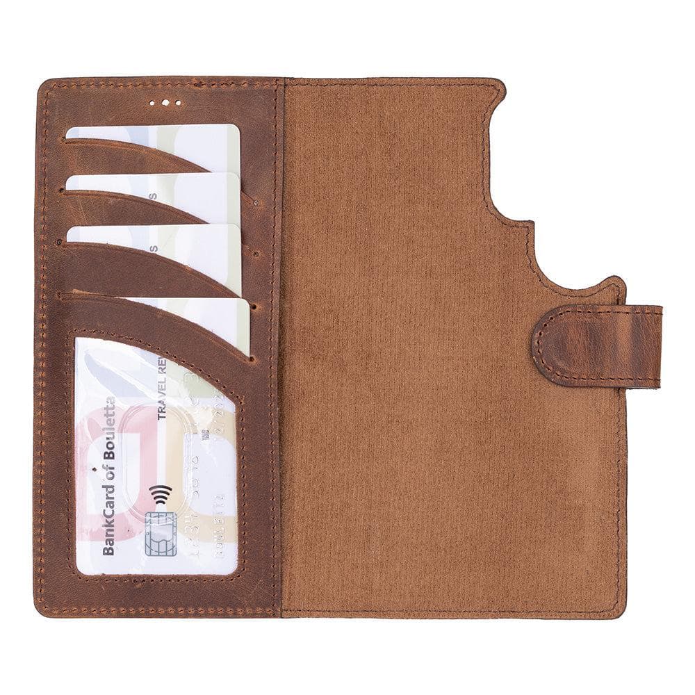 Luxury Handmade Genuine Leather Phone Case for Samsung Galaxy S25 Ultra – Magnetic & Detachable, Unisex