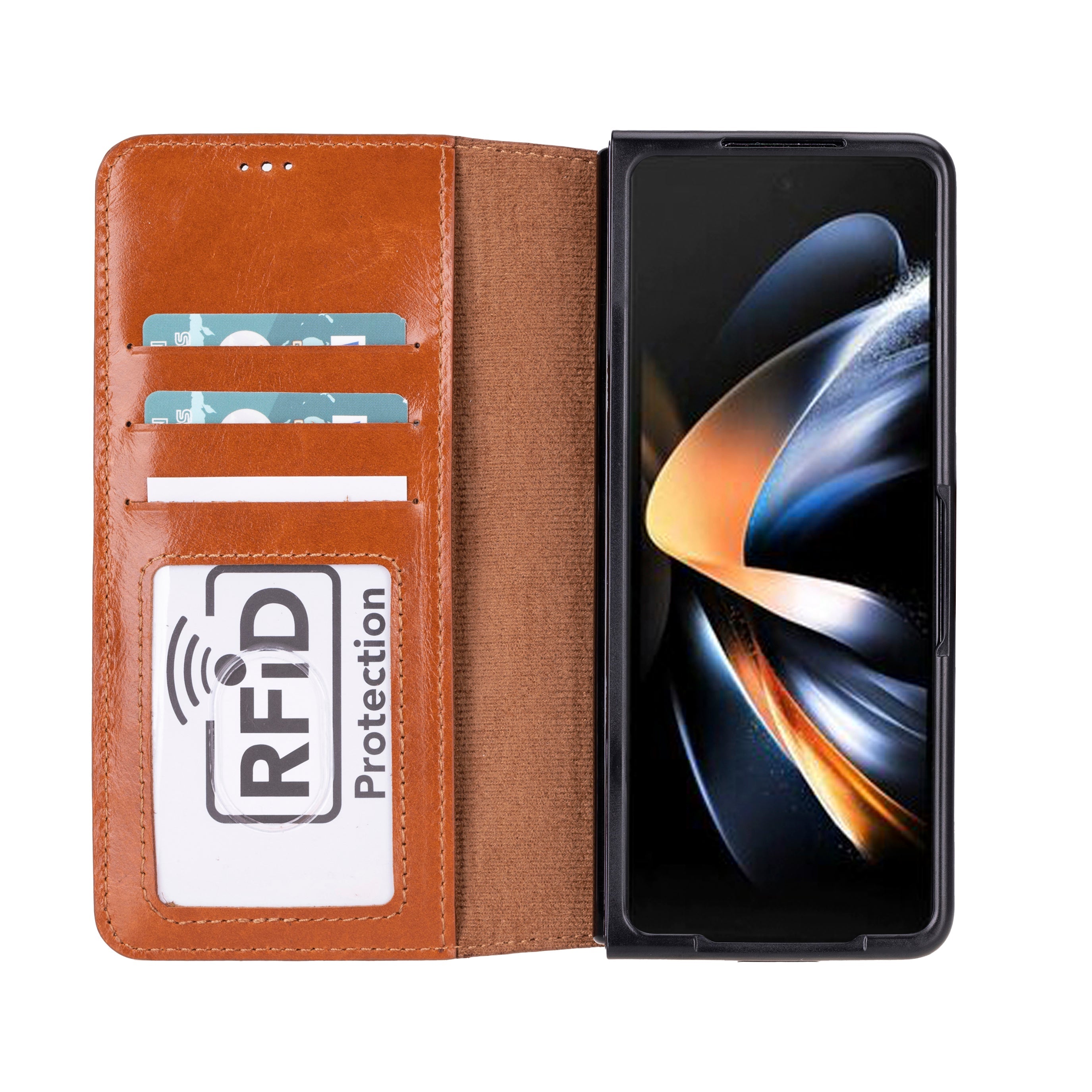 Samsung Galaxy Z Fold 5 Leather Wallets - MWS