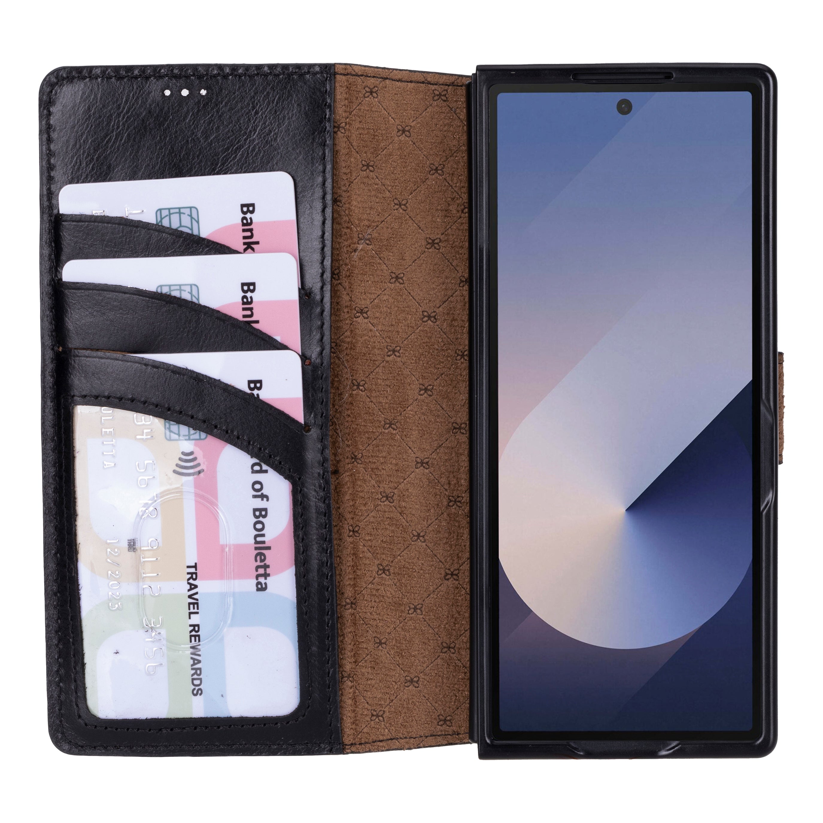 Wallet ID Samsung Galaxy Z Fold 6 Leather Folio Case