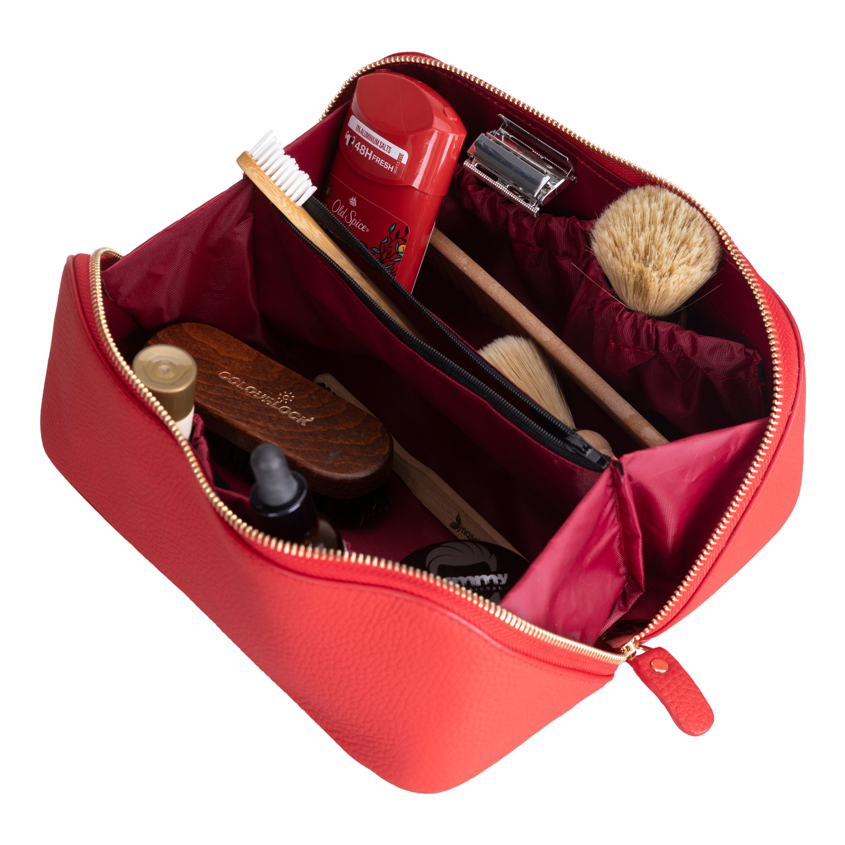 Ella Leather Make up Bag