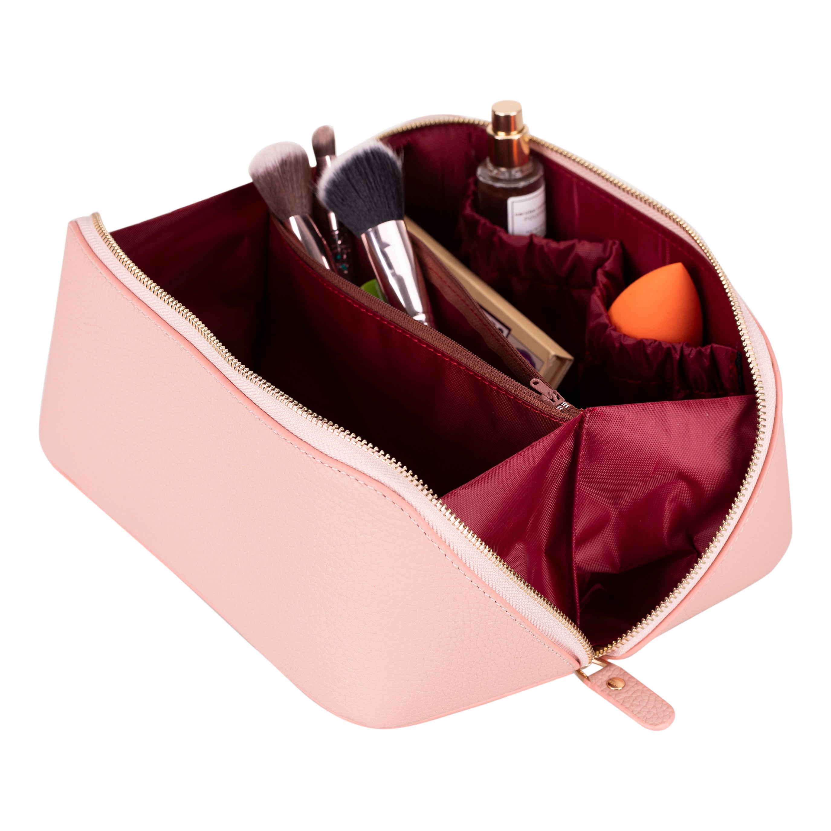 Ella Leather Make up Bag