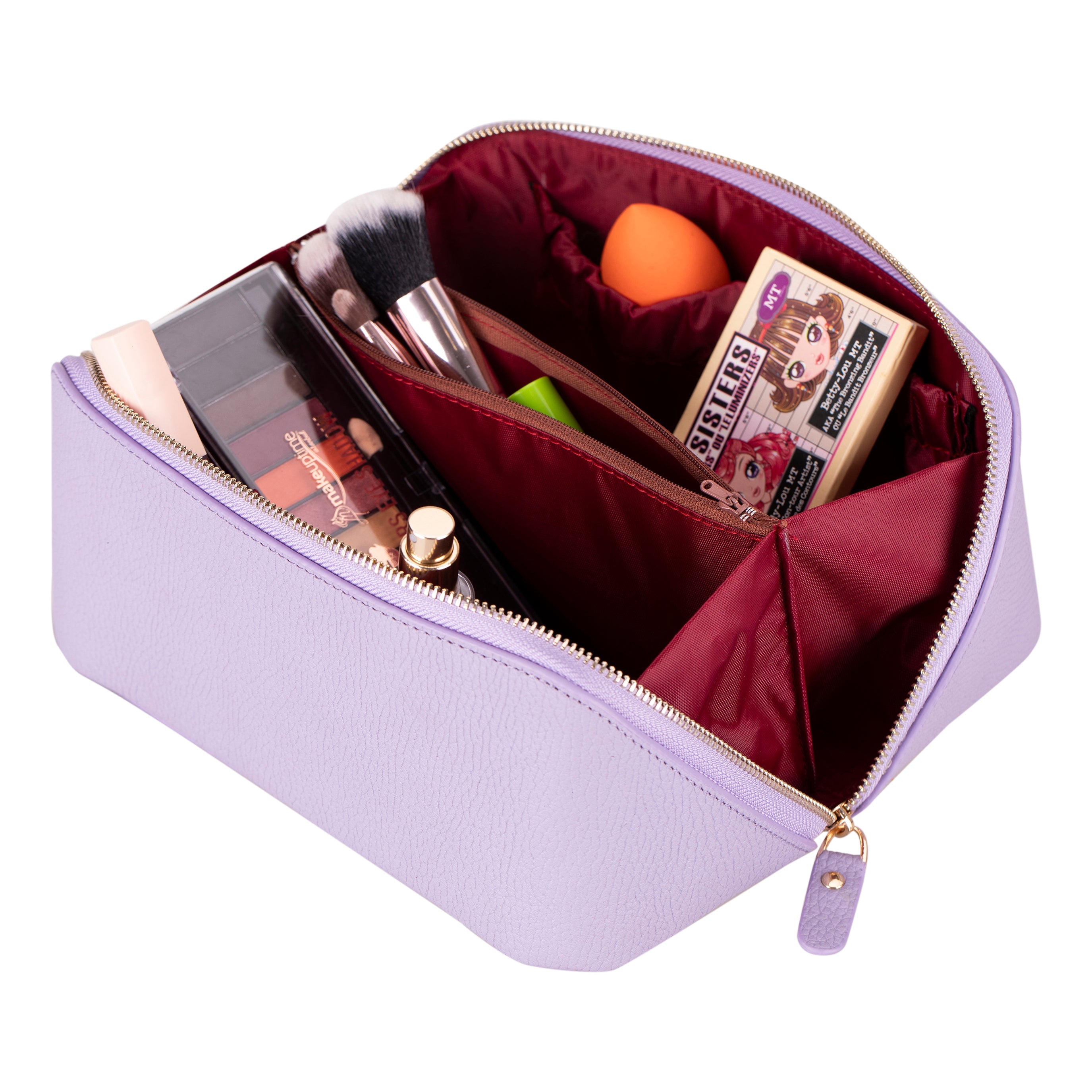 Ella Leather Make up Bag