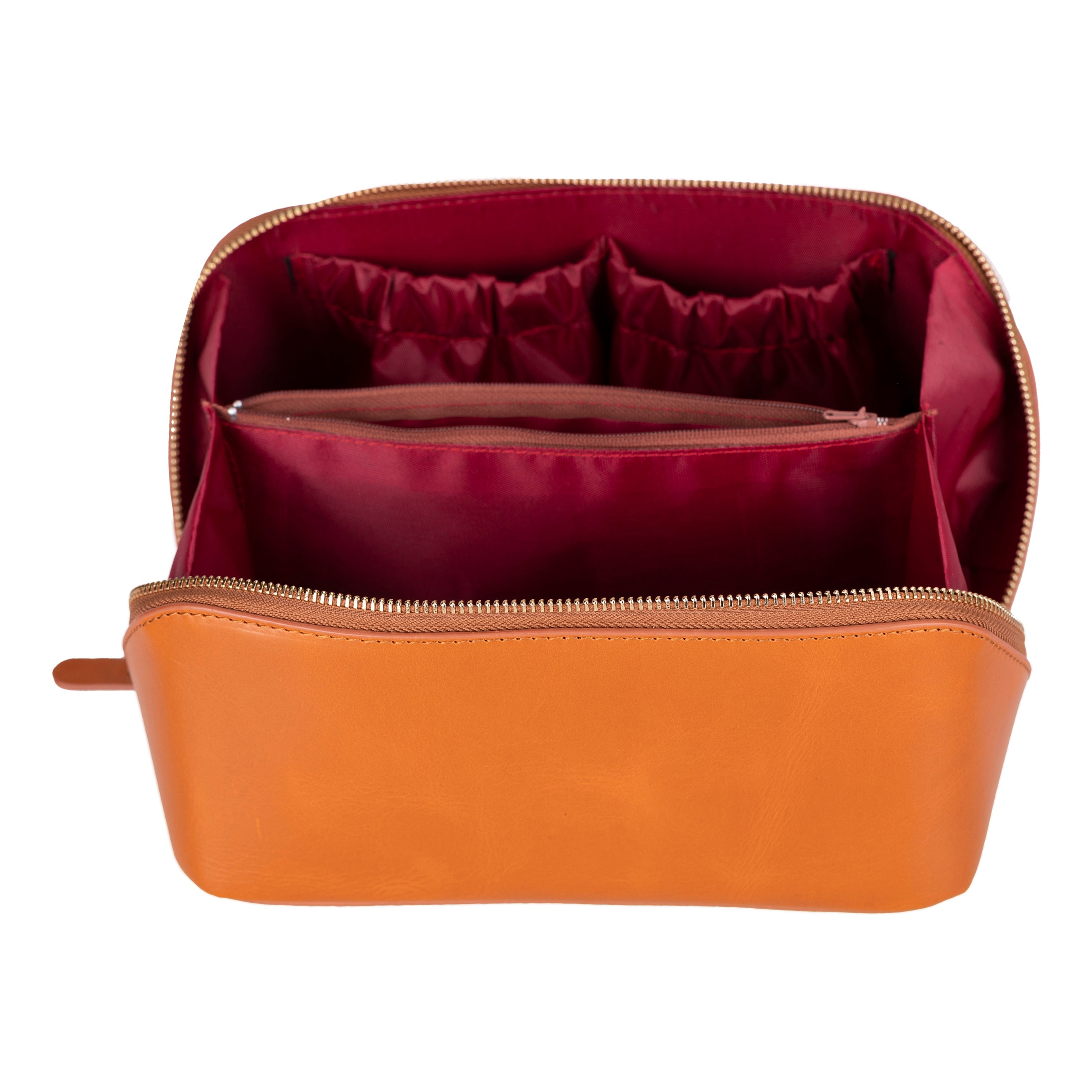 Ella Leather Make up Bag