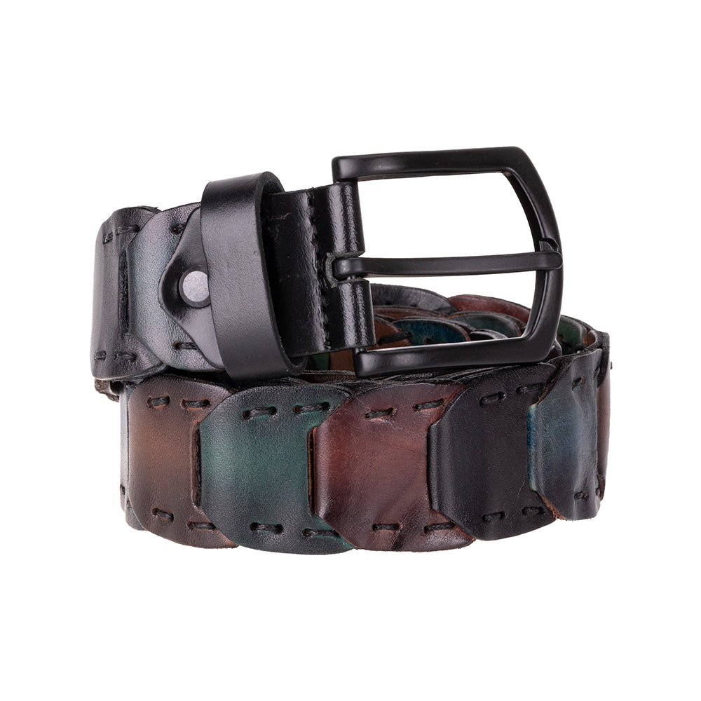 Vista Braided Leather Men's Belt