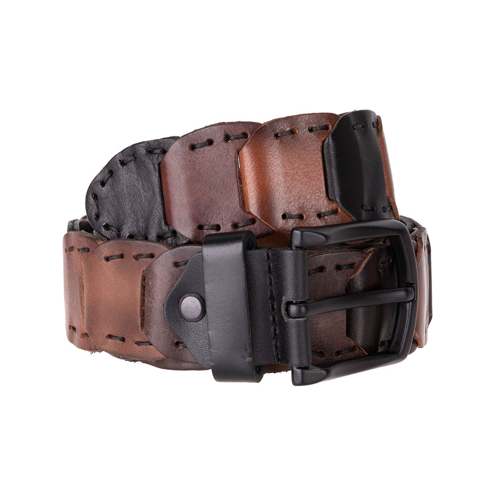 Eclipso Braided Leather Men's Belt