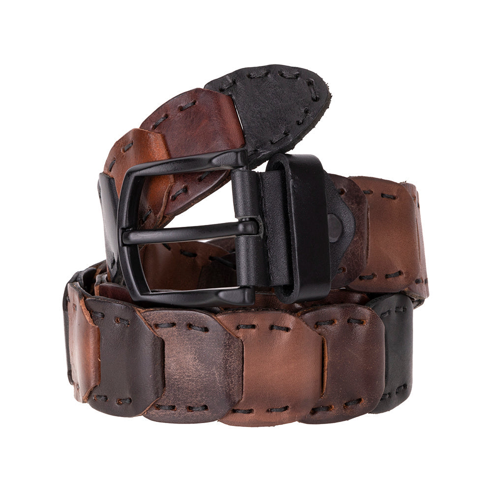 Eclipso Braided Leather Men's Belt