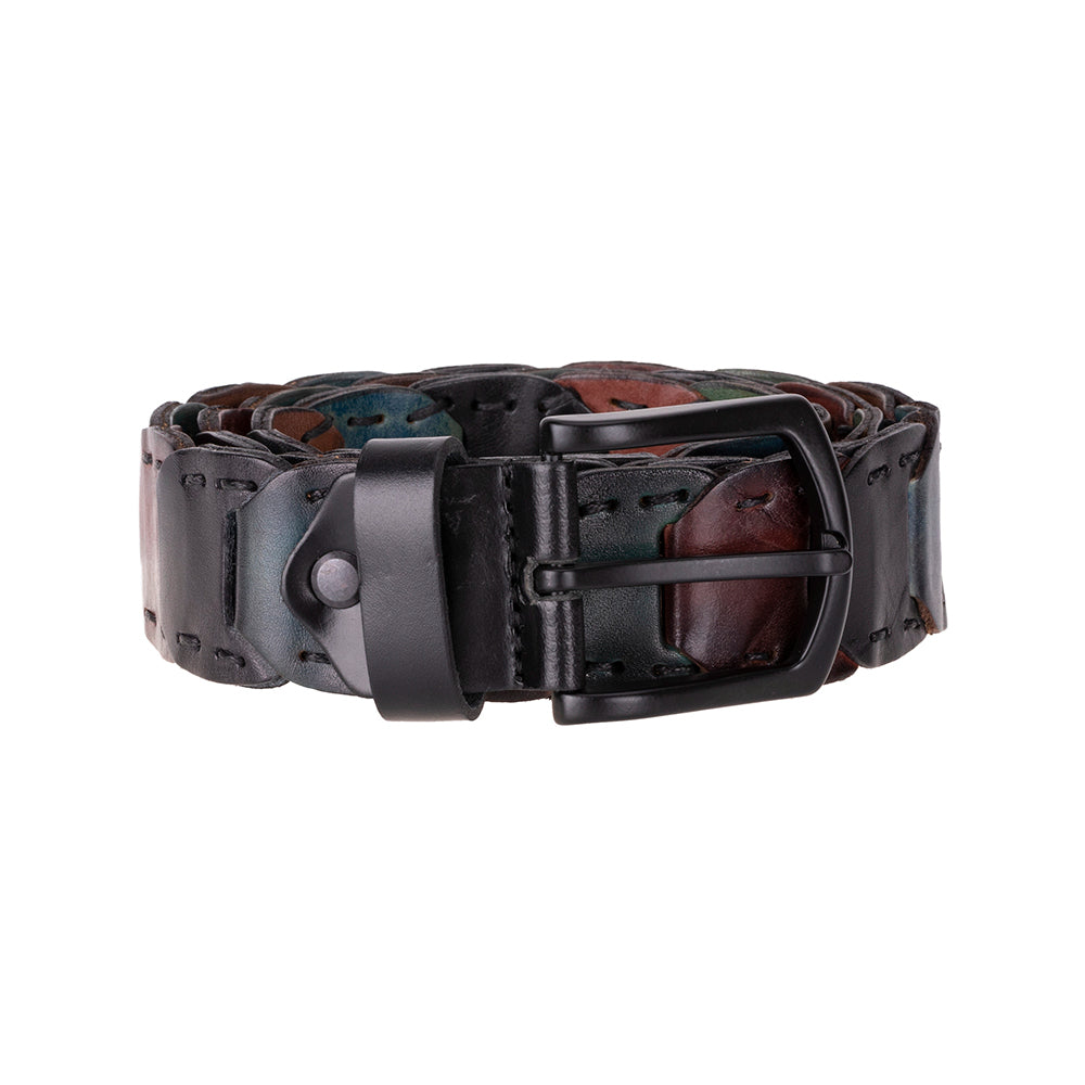 Eclipso Braided Leather Men's Belt