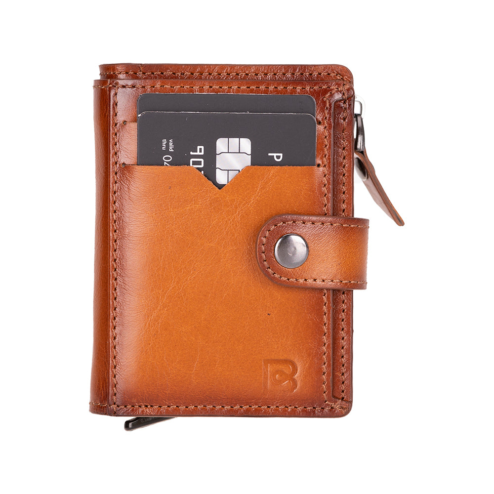 Lumora Leather Pop-up Card Holder