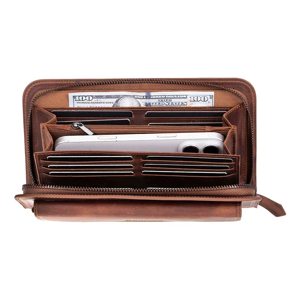 Novarco Leather Clutch Handbag
