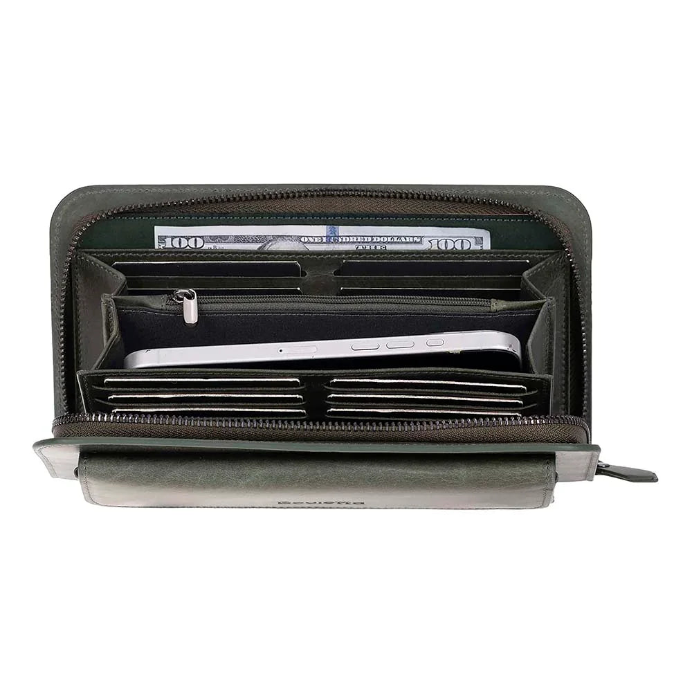 Novarco Leather Clutch Handbag