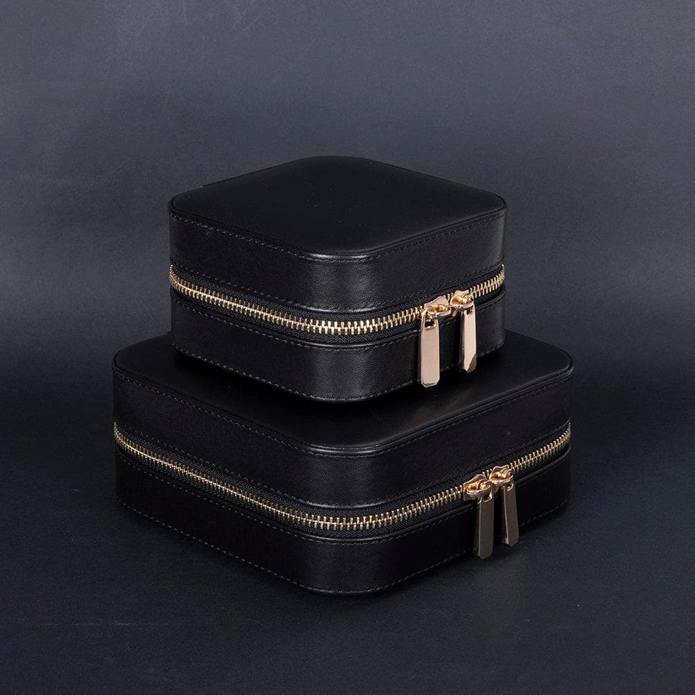 Amanda Leather Jewelry Box, Medium