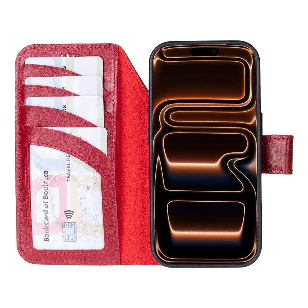 Magic iPhone 17 Pro Detachable Leather Wallet Case