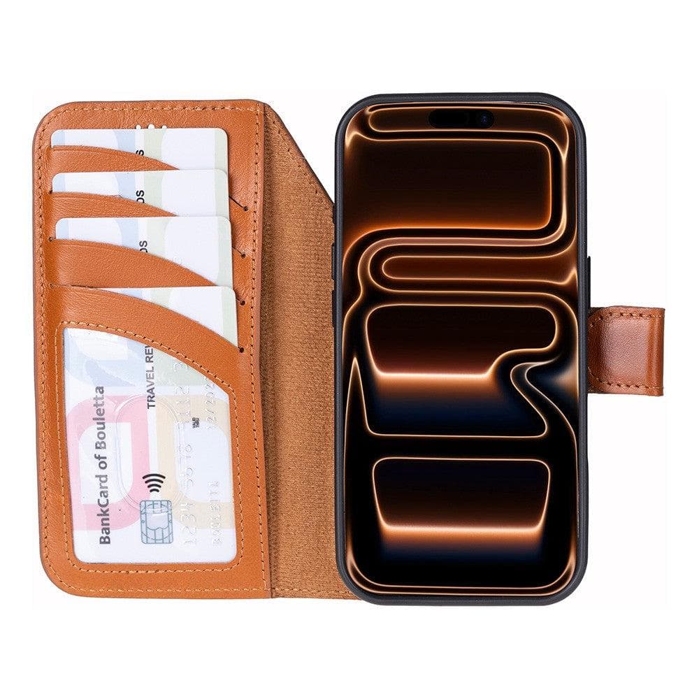 Magic iPhone 17 Pro Detachable Leather Wallet Case