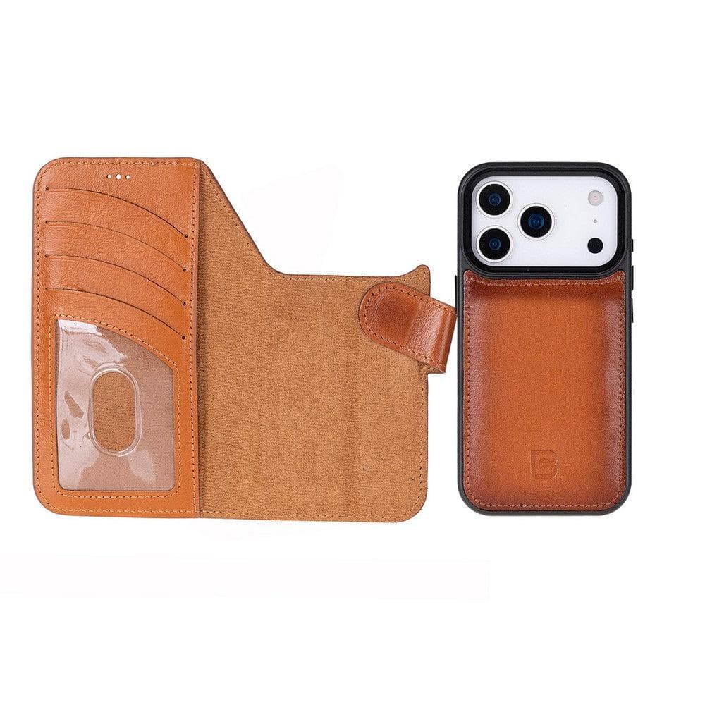 Magic iPhone 17 Pro Detachable Leather Wallet Case