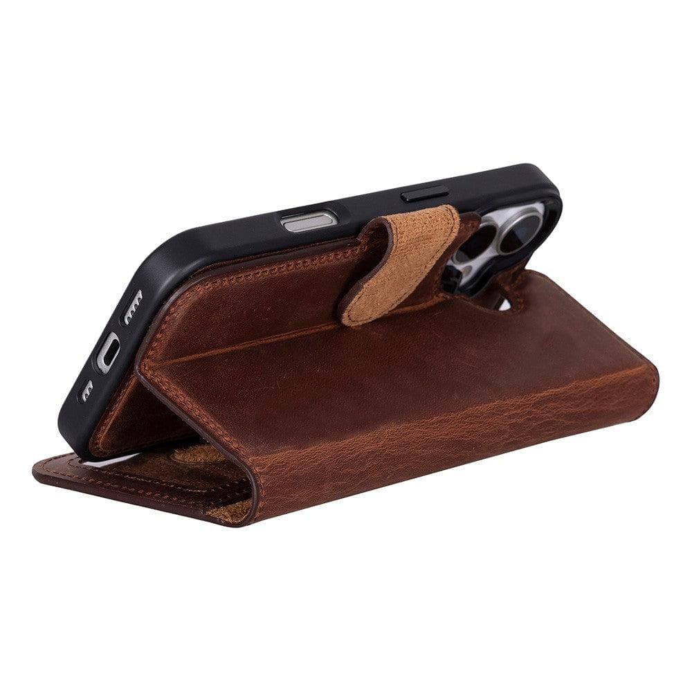 Magic iPhone 17 Detachable Leather Wallet Case