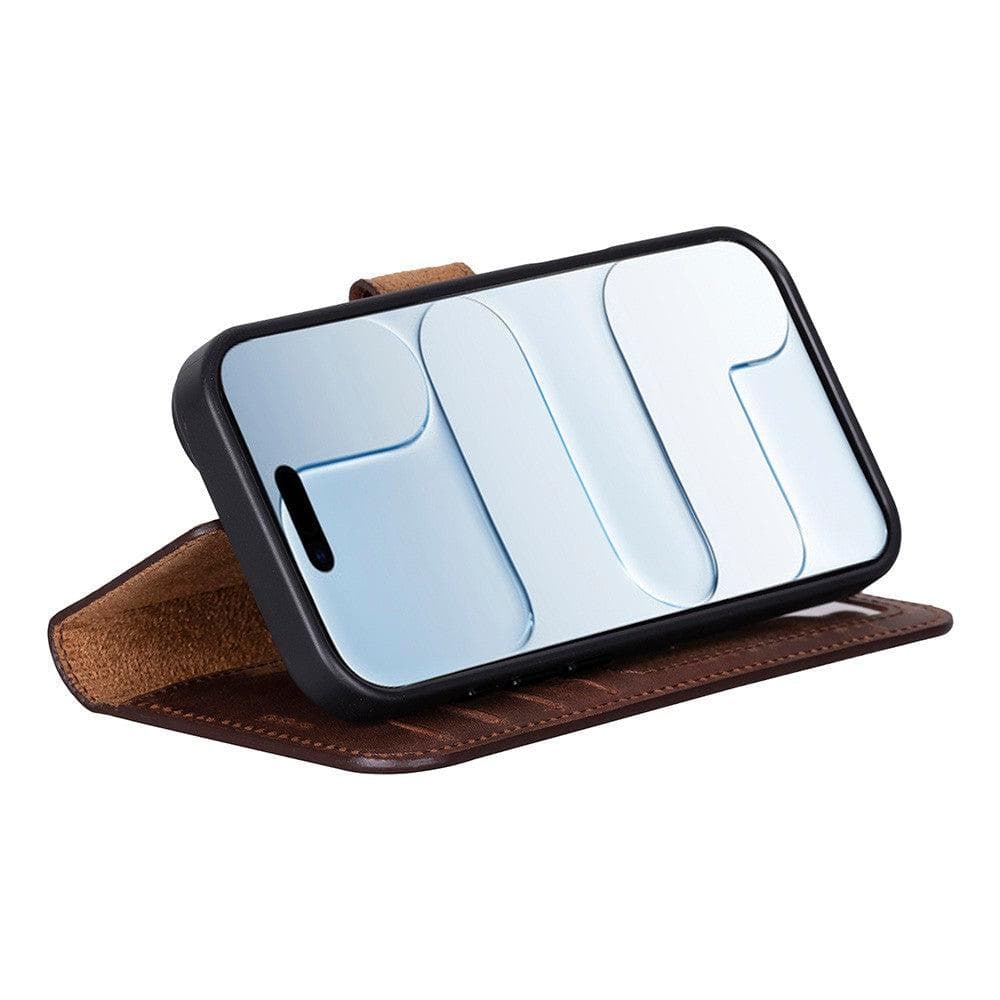 Magic iPhone 17 Air Detachable Leather Wallet Case