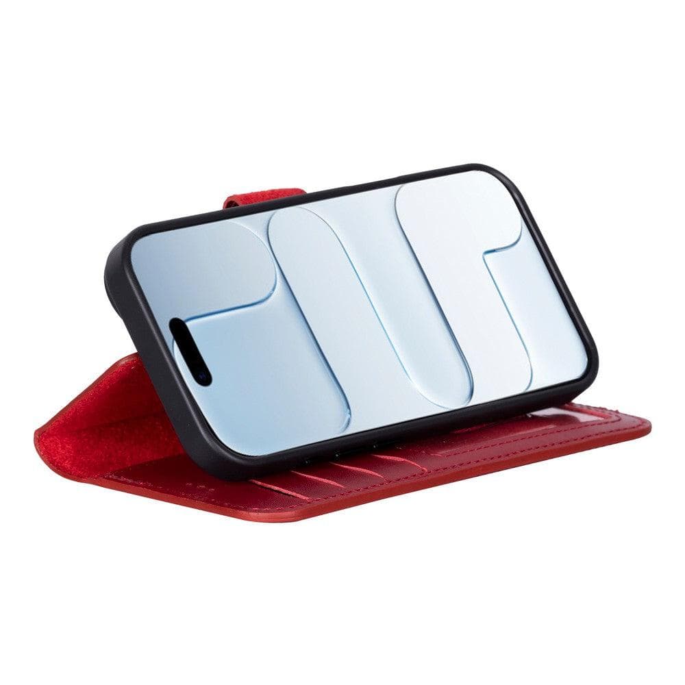 Magic iPhone 17 Air Detachable Leather Wallet Case